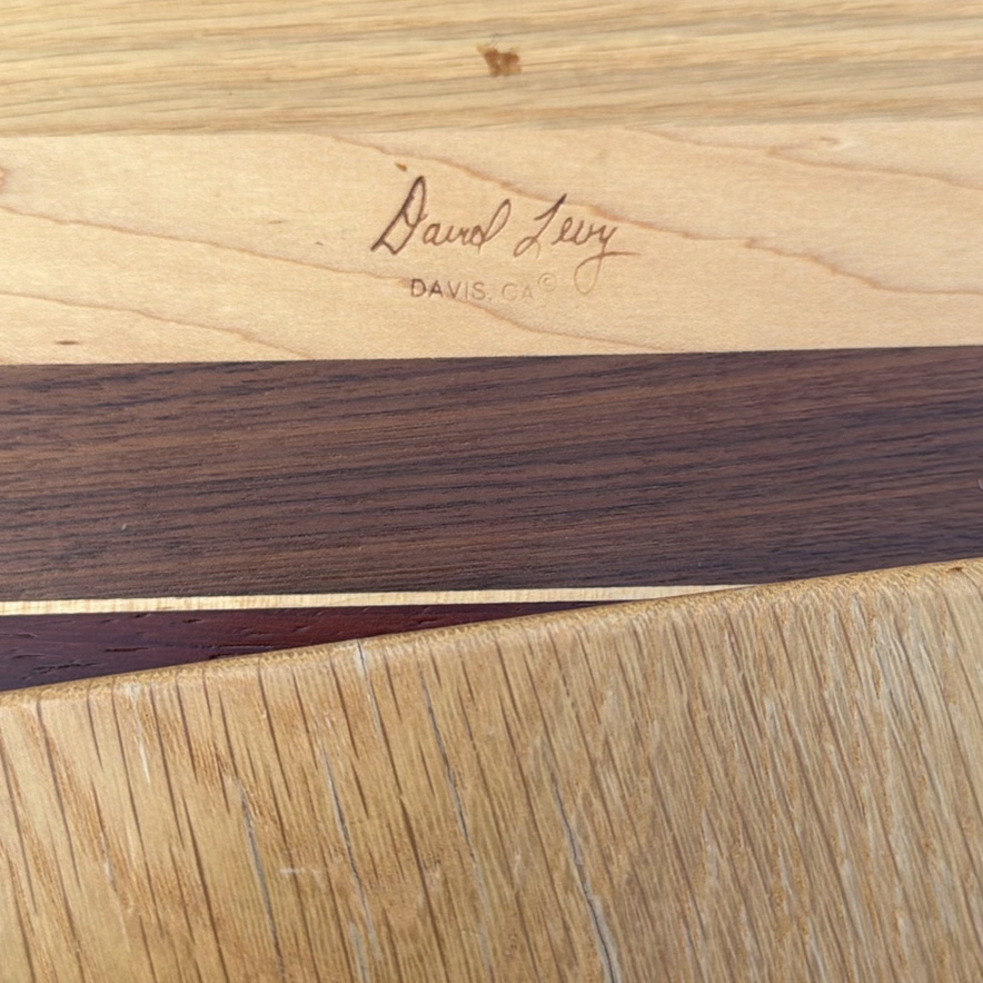 David Levy Wooden Lazy Susan - image 3 of 4