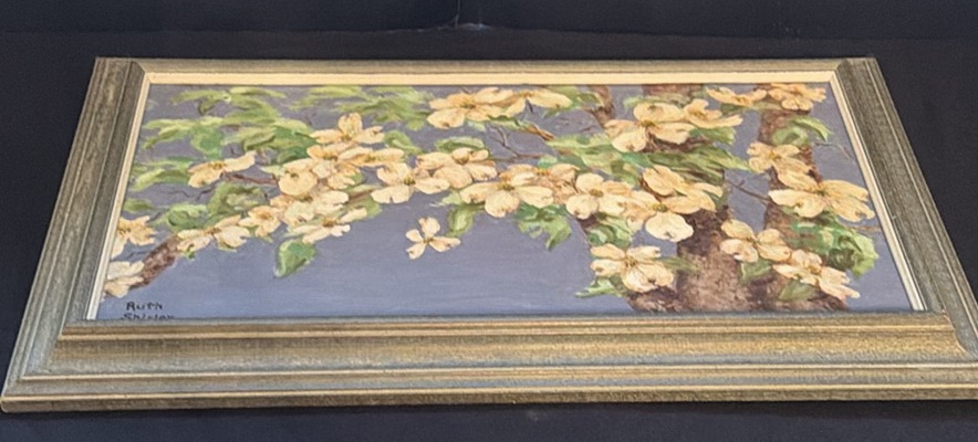 Framed Floral Painting by Ruth Shirley - image 1 of 4