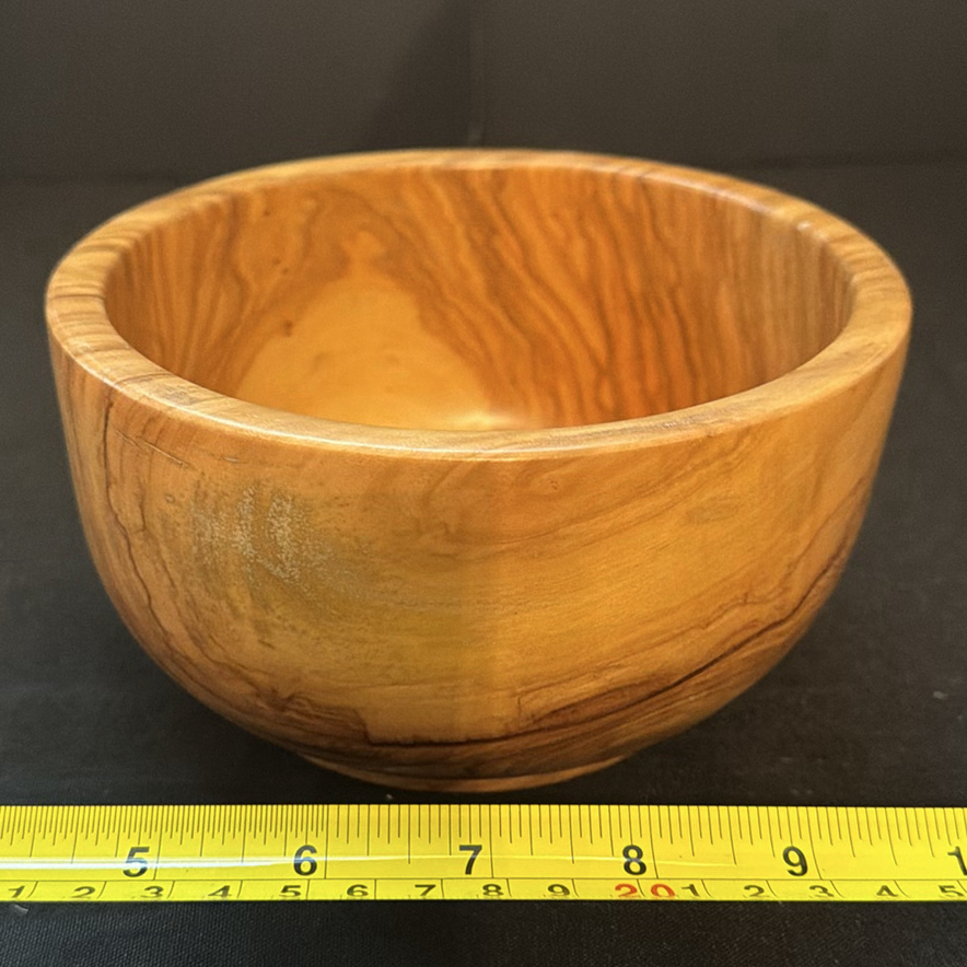 Glass Serving Plate, Wooden Bowl, Ceramic Dish, and Decorative Mask - image 3 of 7