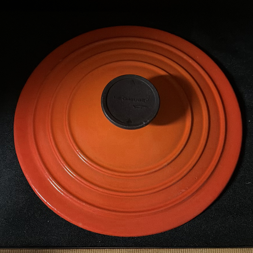 Le Creuset Orange Enameled Cast Iron Dutch Oven with Lid - image 3 of 4