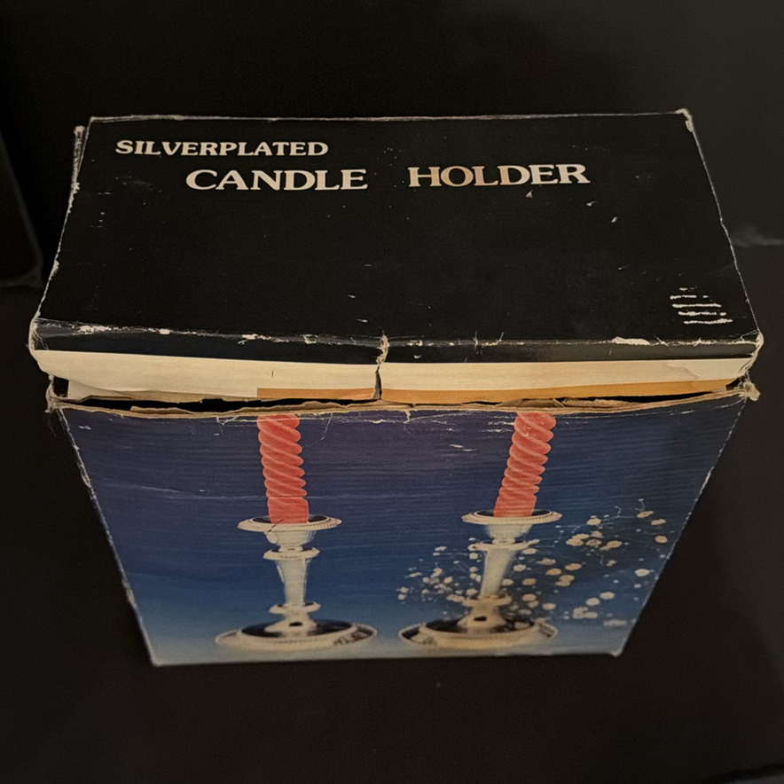 Two Pairs of Silverplate Candlesticks - image 3 of 6