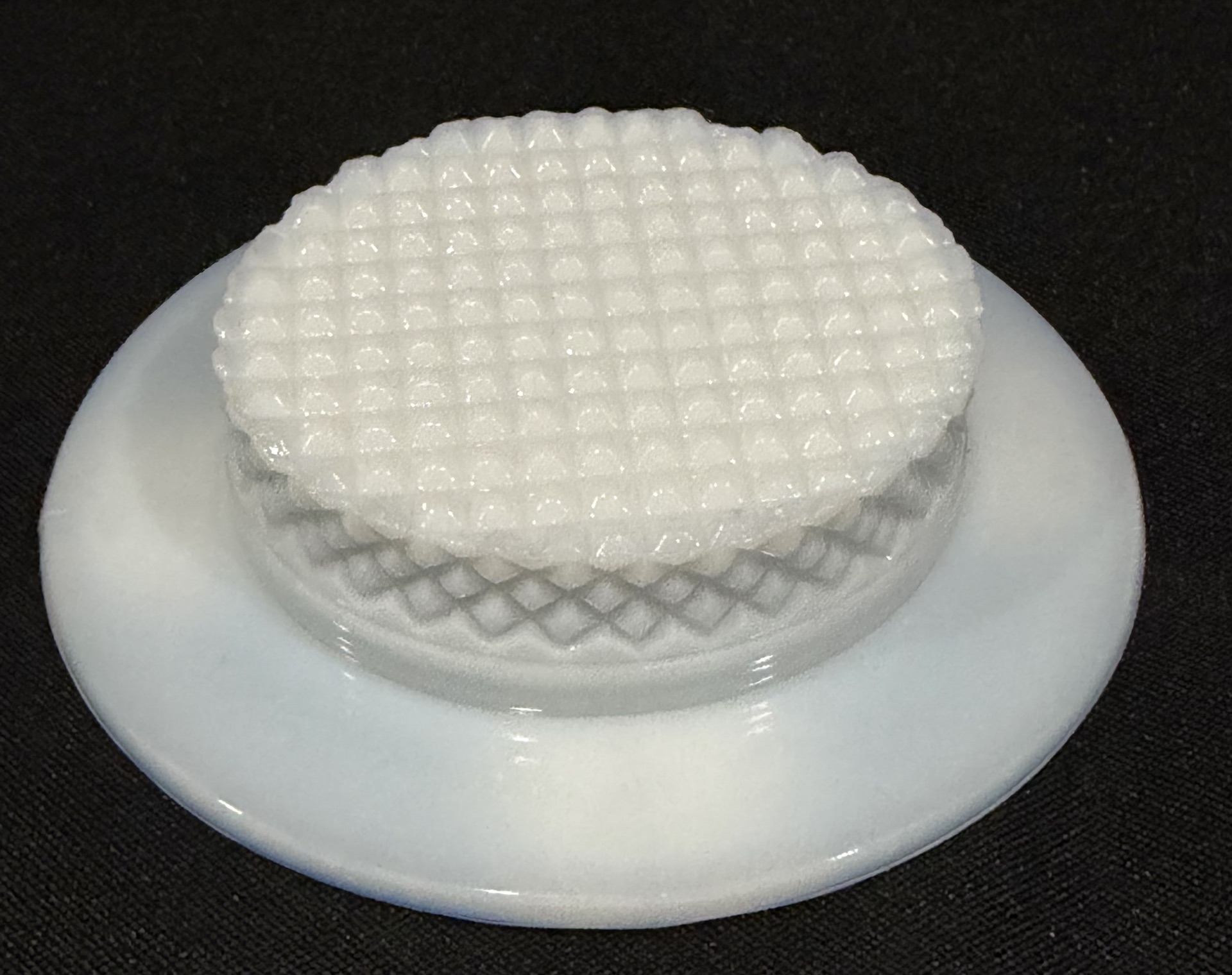 White Milk Glass Ashtrays - image 6 of 6
