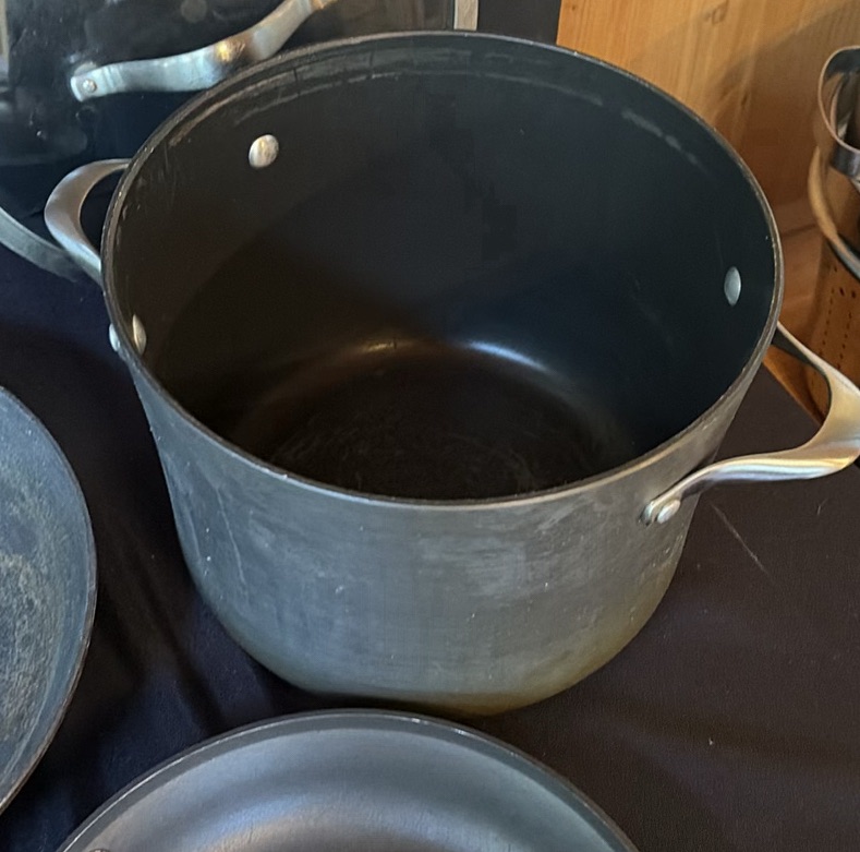 Calphalon cookware set with pots, pans, and glass lids - image 9 of 11