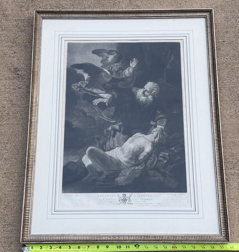 Framed Abraham's Sacrifice Print - image 2 of 5