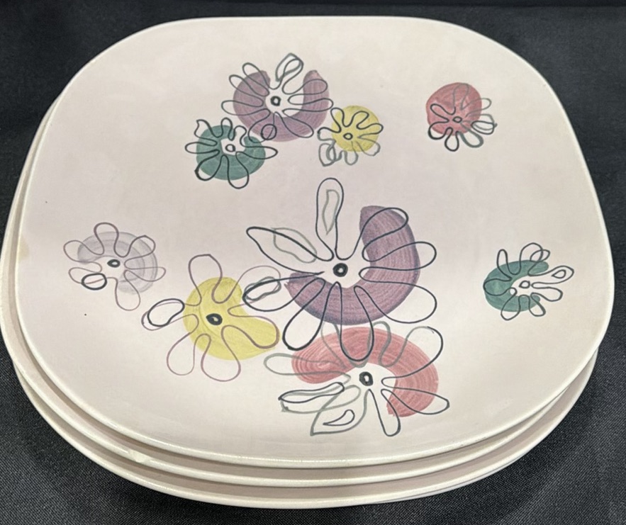 Ceramic Dinnerware Set with Floral Pattern - image 2 of 6