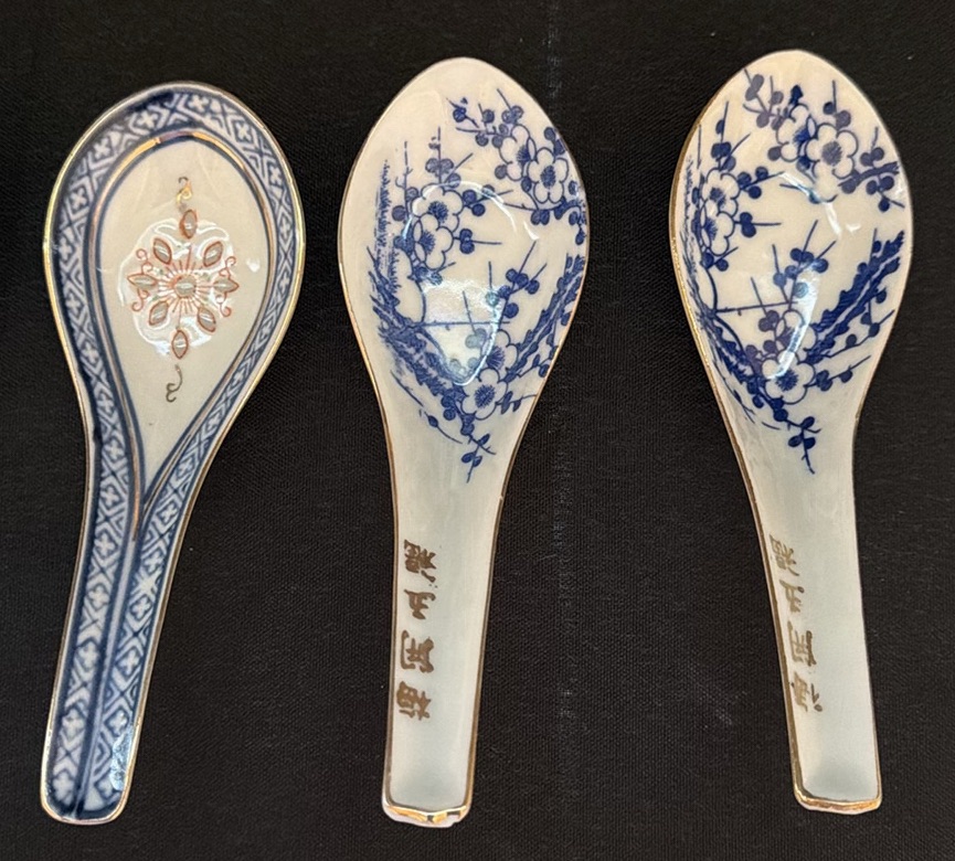 Framed Silhouette Art and Decorative Ceramic Spoon Rests - image 7 of 8