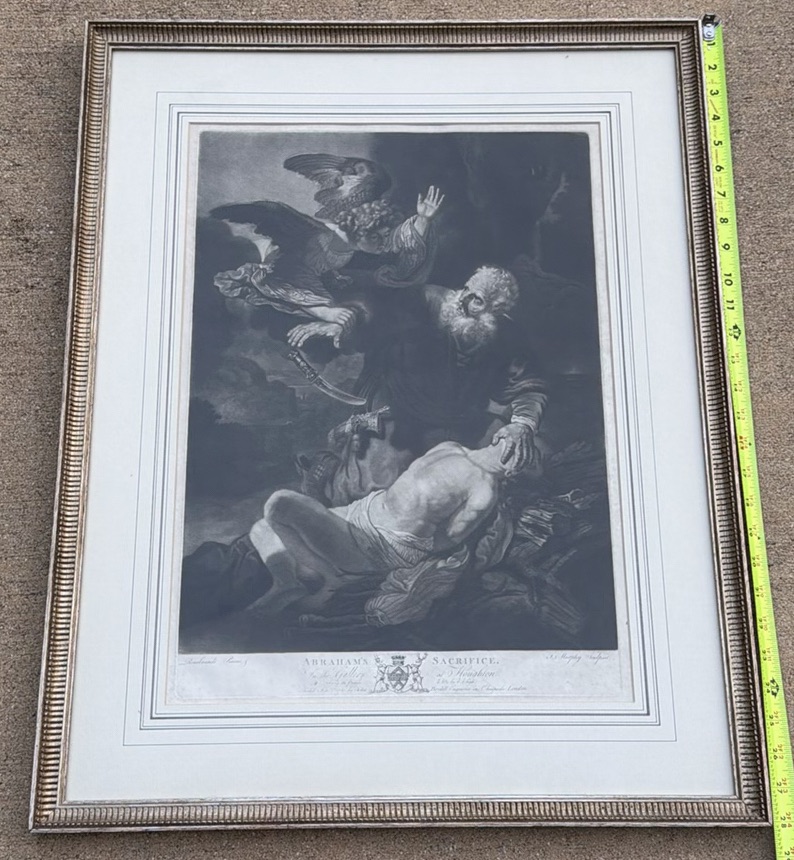 Framed Abraham's Sacrifice Print - image 1 of 5