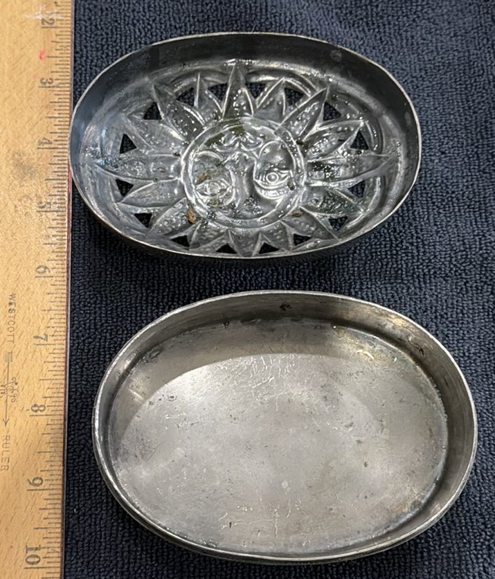 Decorative Spoon and Sun Face Trinket Box - image 6 of 6
