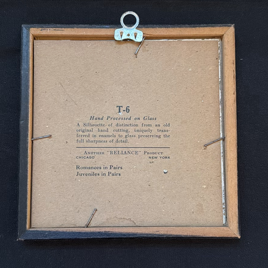 Framed Silhouette Art and Decorative Ceramic Spoon Rests - image 4 of 8