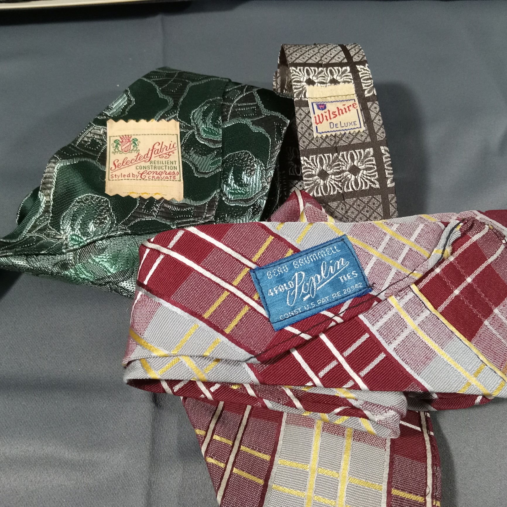 Vintage Wool Navy Shirts & Silk Ties - image 6 of 17