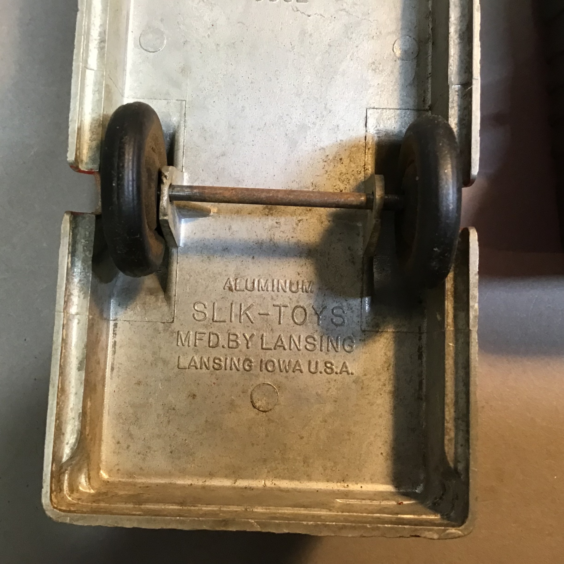 Vintage Aluminum Forklift & Toy Cars - image 7 of 14