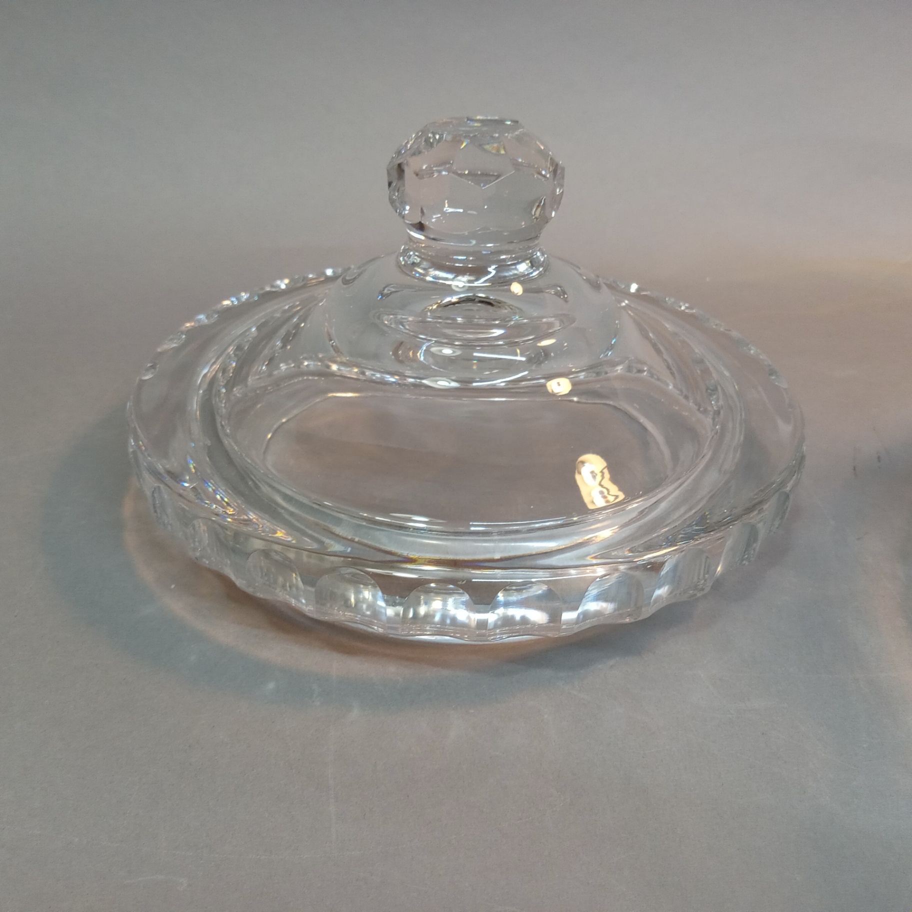 German Crystal Punchbowl & Glasses - image 11 of 12