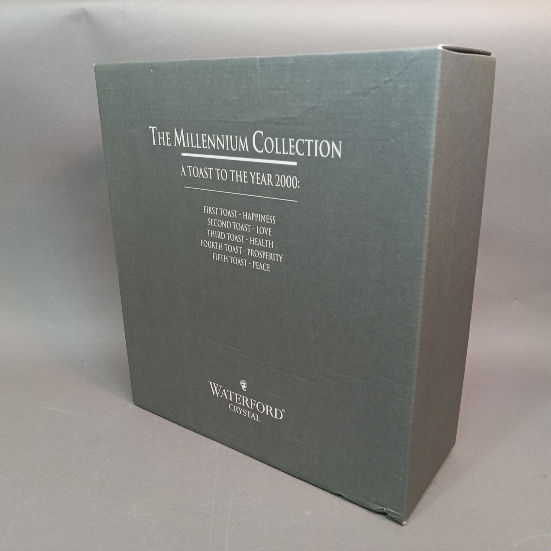 Waterford Millenium Toasting Flutes - Peace - image 6 of 7