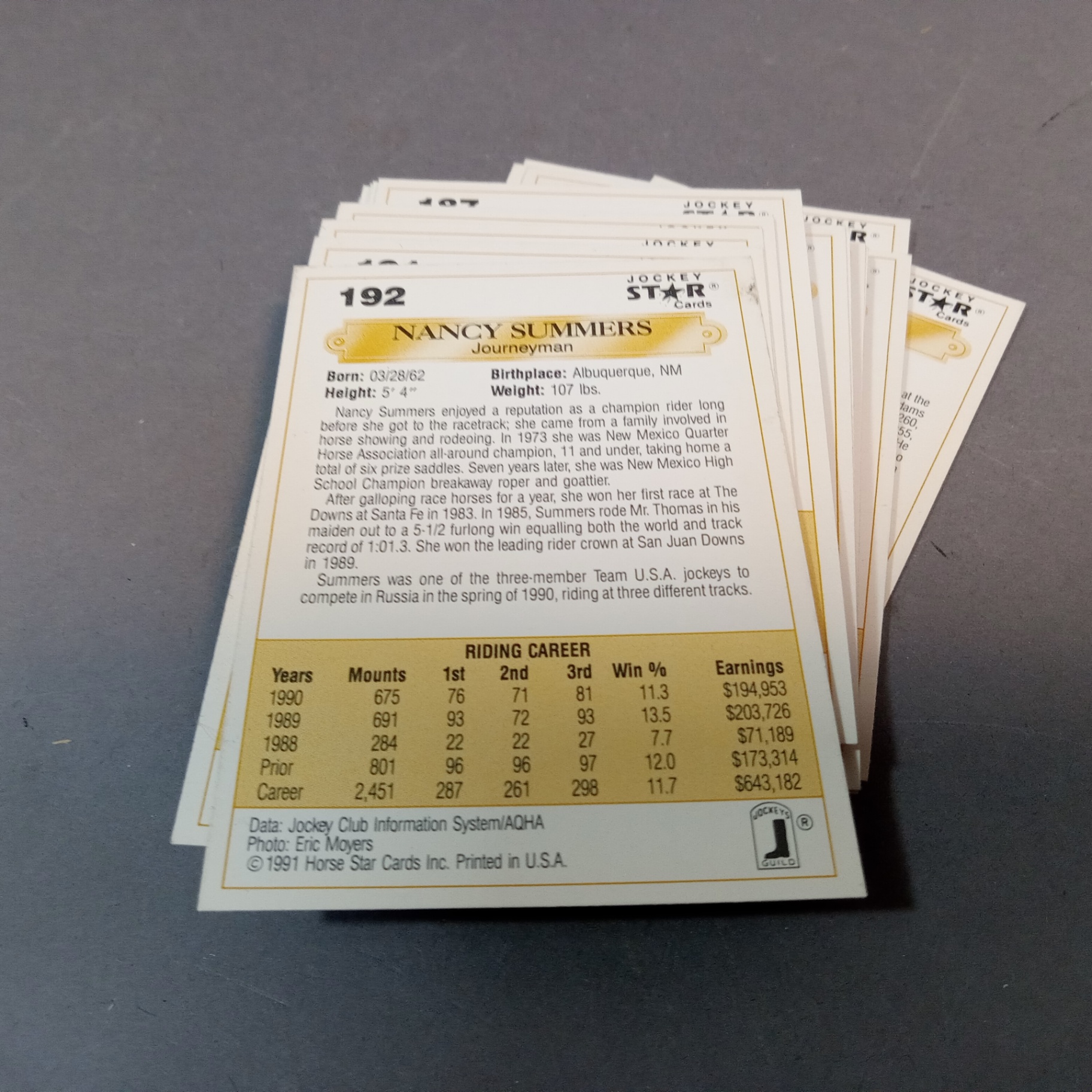 Jockey Stars Cards - image 6 of 13