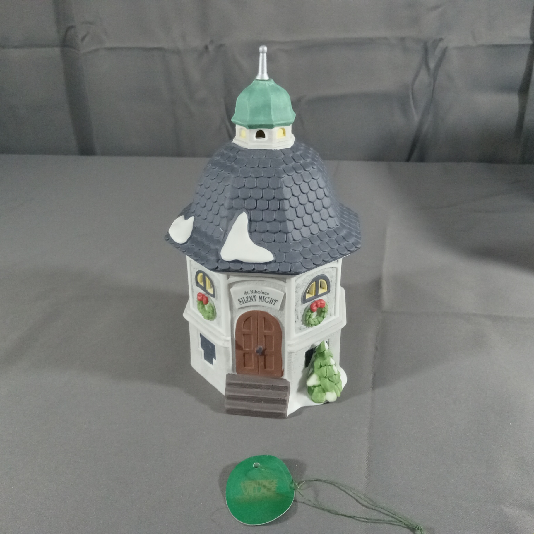  Dept. 56 Alpine Village Series - St. Nicholas + Silent Night Music Box - image 6 of 8