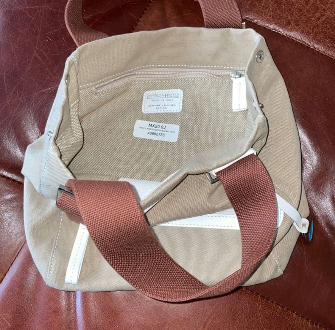 Dooney & Bourke Canvas & Leather Tote - image 6 of 11