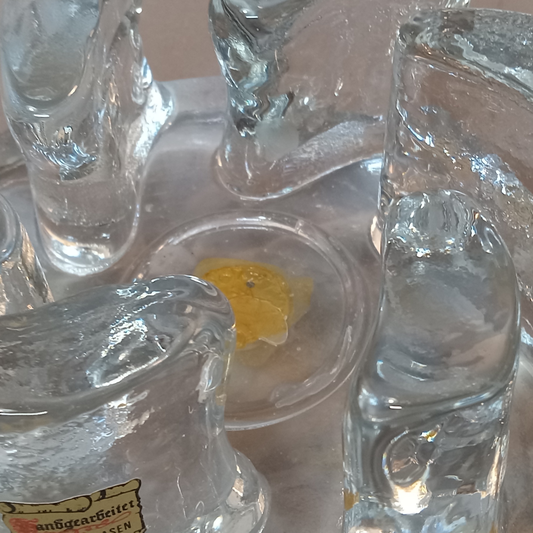 MCM Handmade Chunky Glass Teapot Warmers - image 10 of 11