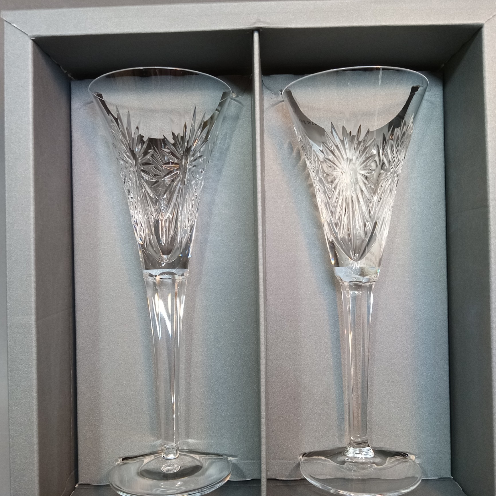 Waterford Millenium Toasting Flutes - Health - image 1 of 7