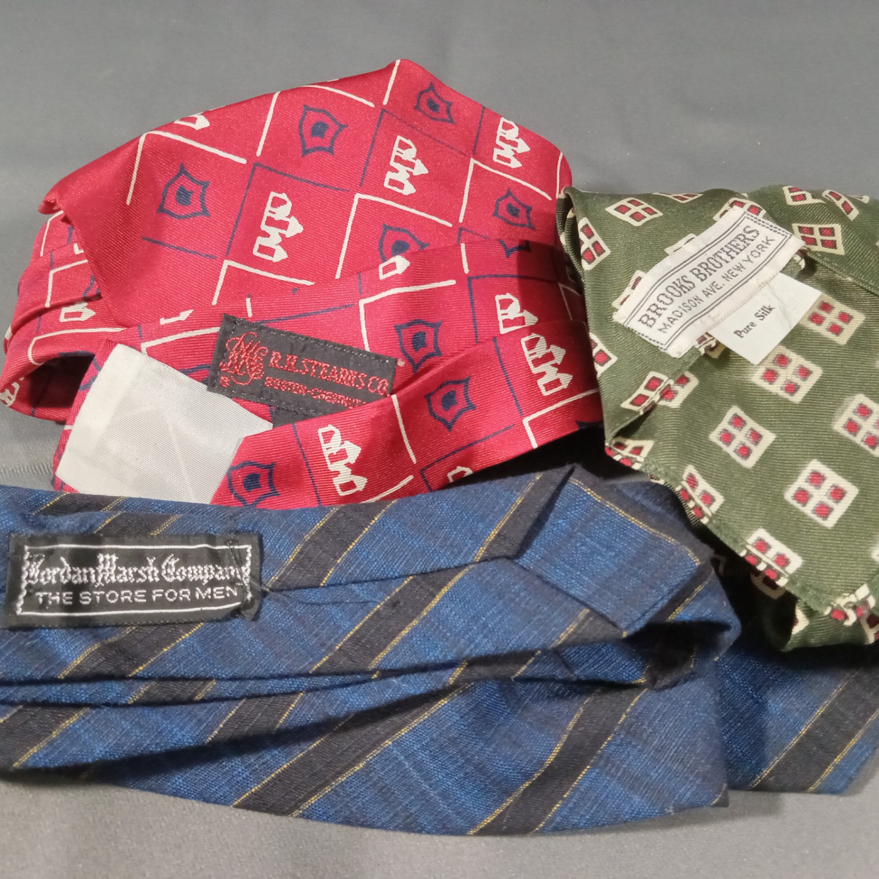 Vintage Wool Navy Shirts & Silk Ties - image 8 of 17