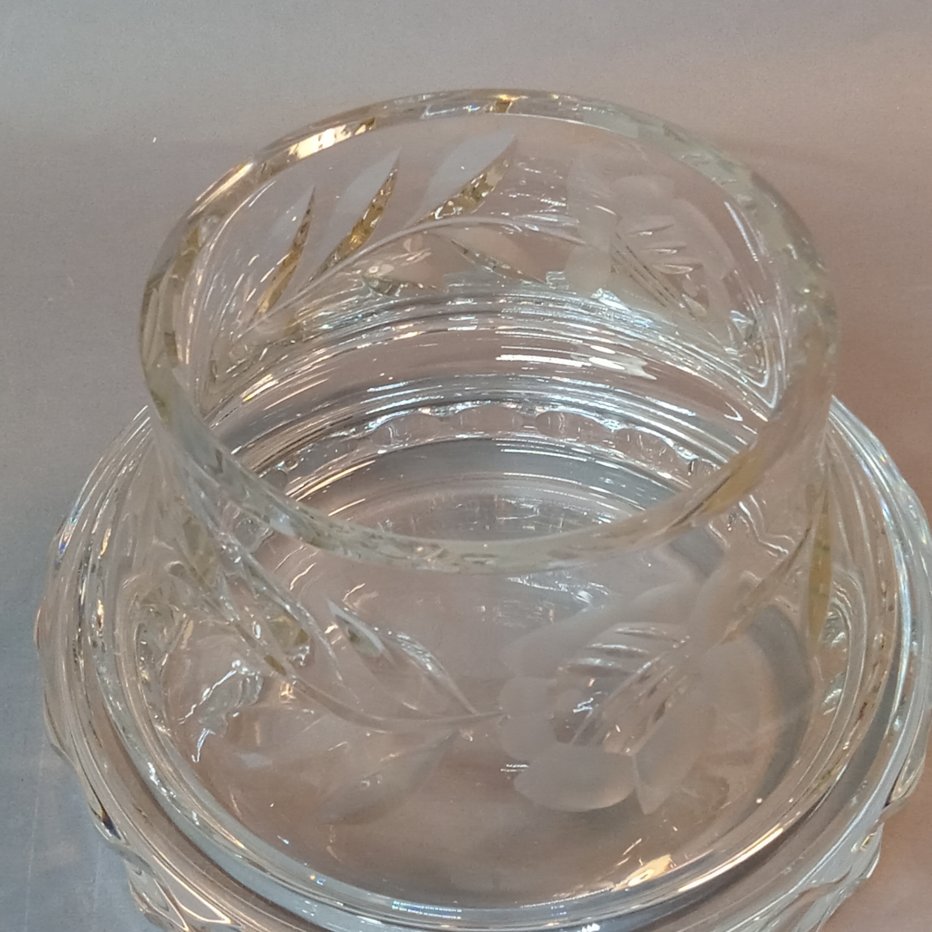 German Crystal Cream Bowl & More - image 12 of 15
