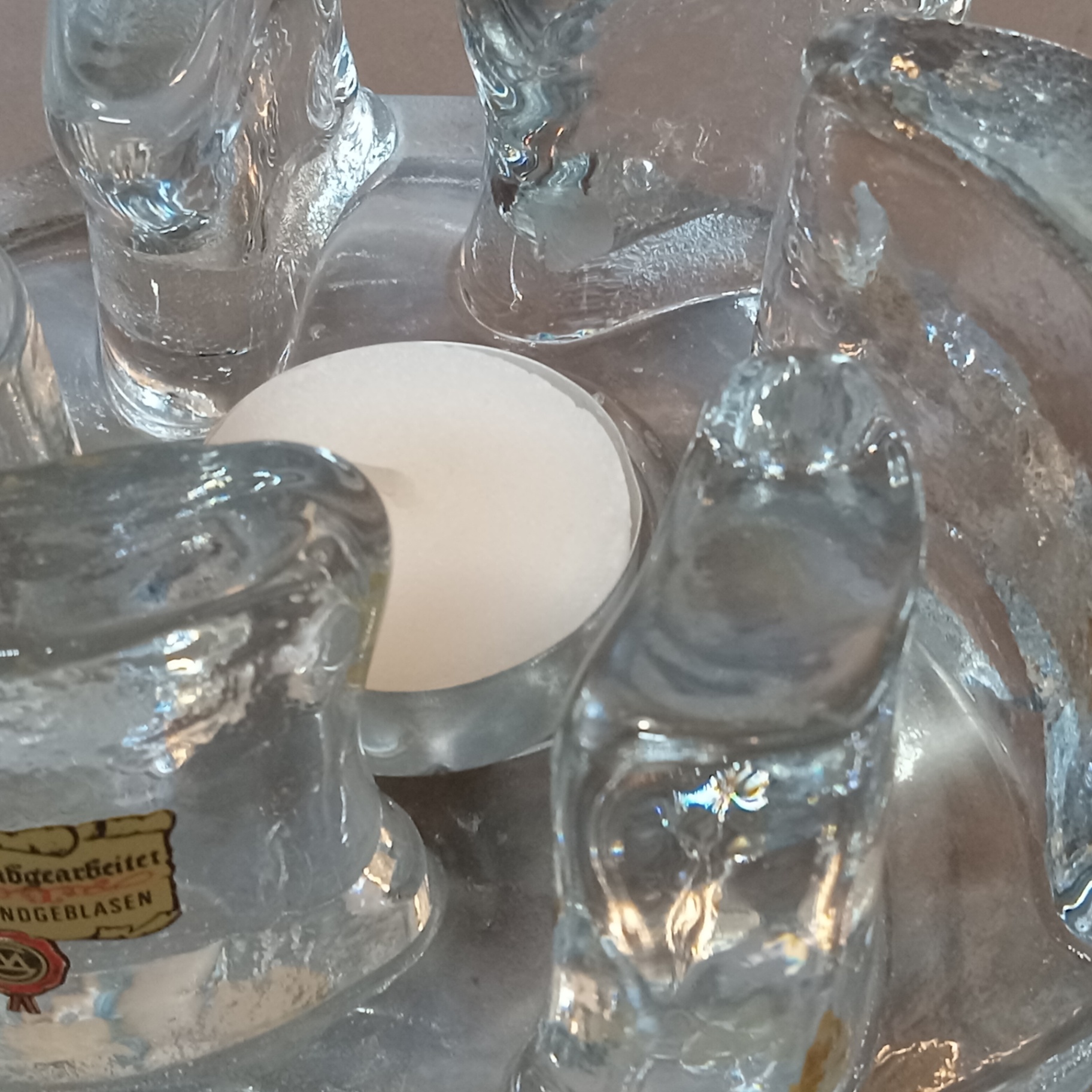 MCM Handmade Chunky Glass Teapot Warmers - image 9 of 11