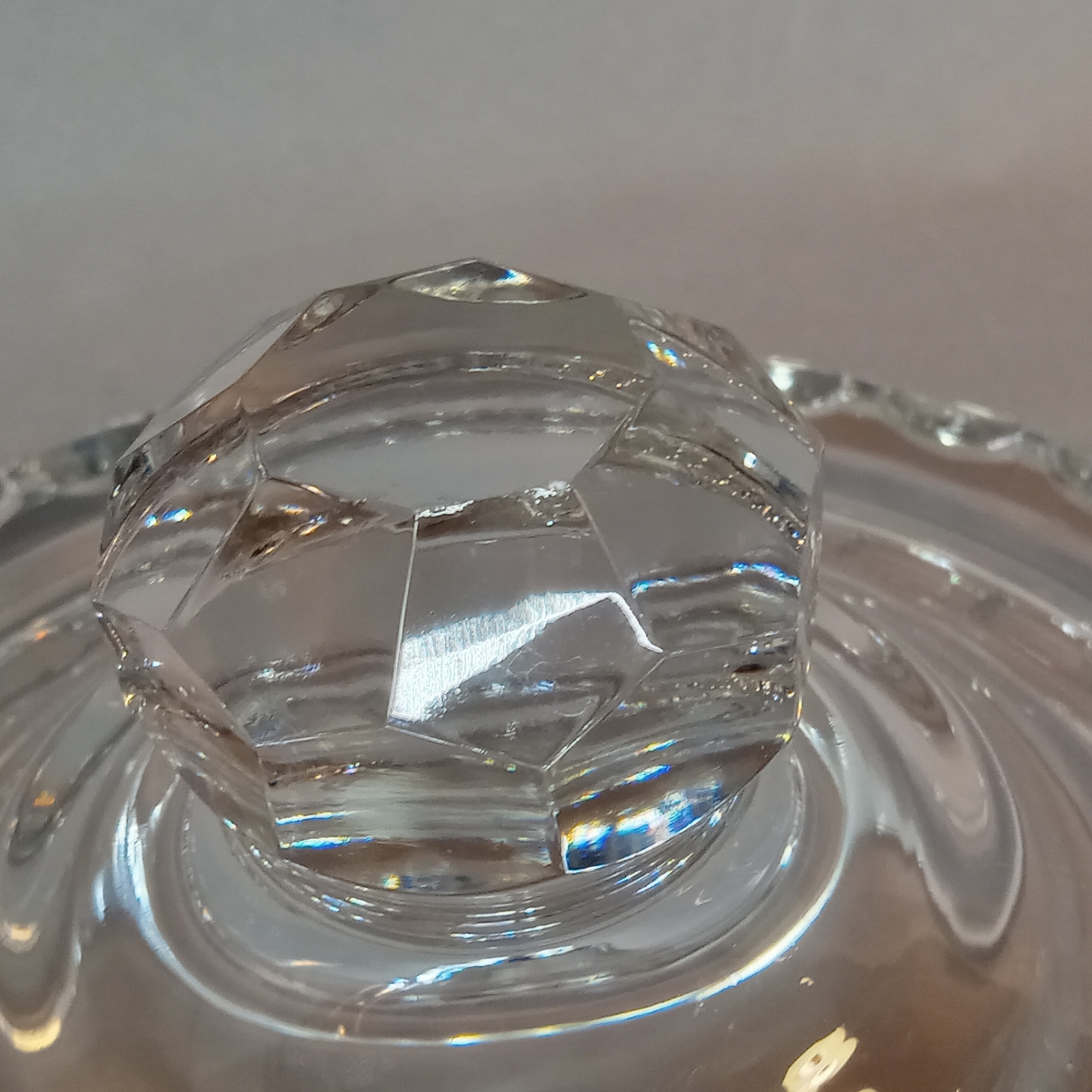 German Crystal Punchbowl & Glasses - image 12 of 12