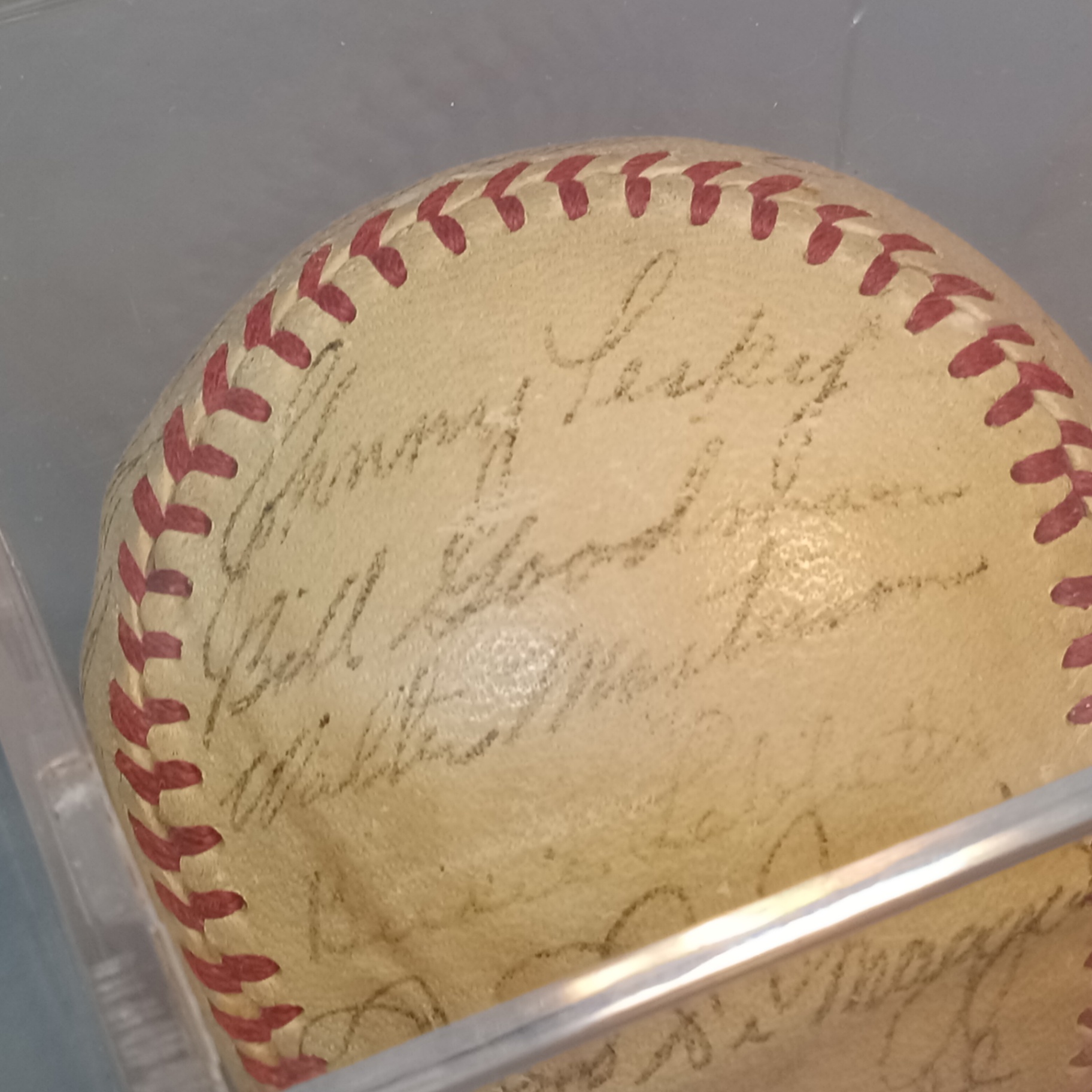 1949 Signed Boston Red Sox Baseball - Williams, Pesky & More - image 3 of 9