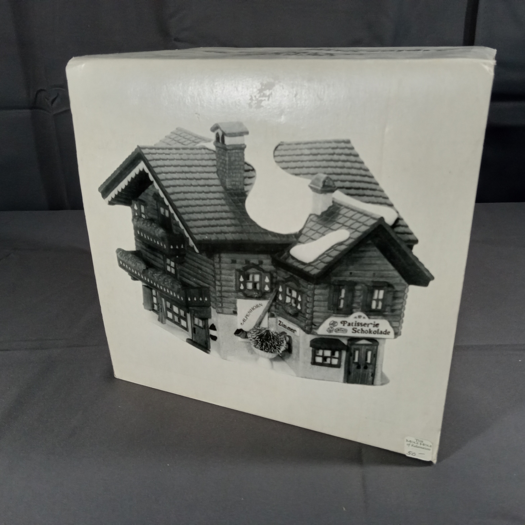  Dept. 56 Alpine Village Series - Alpenhorn Player + Sport Laden - image 4 of 7