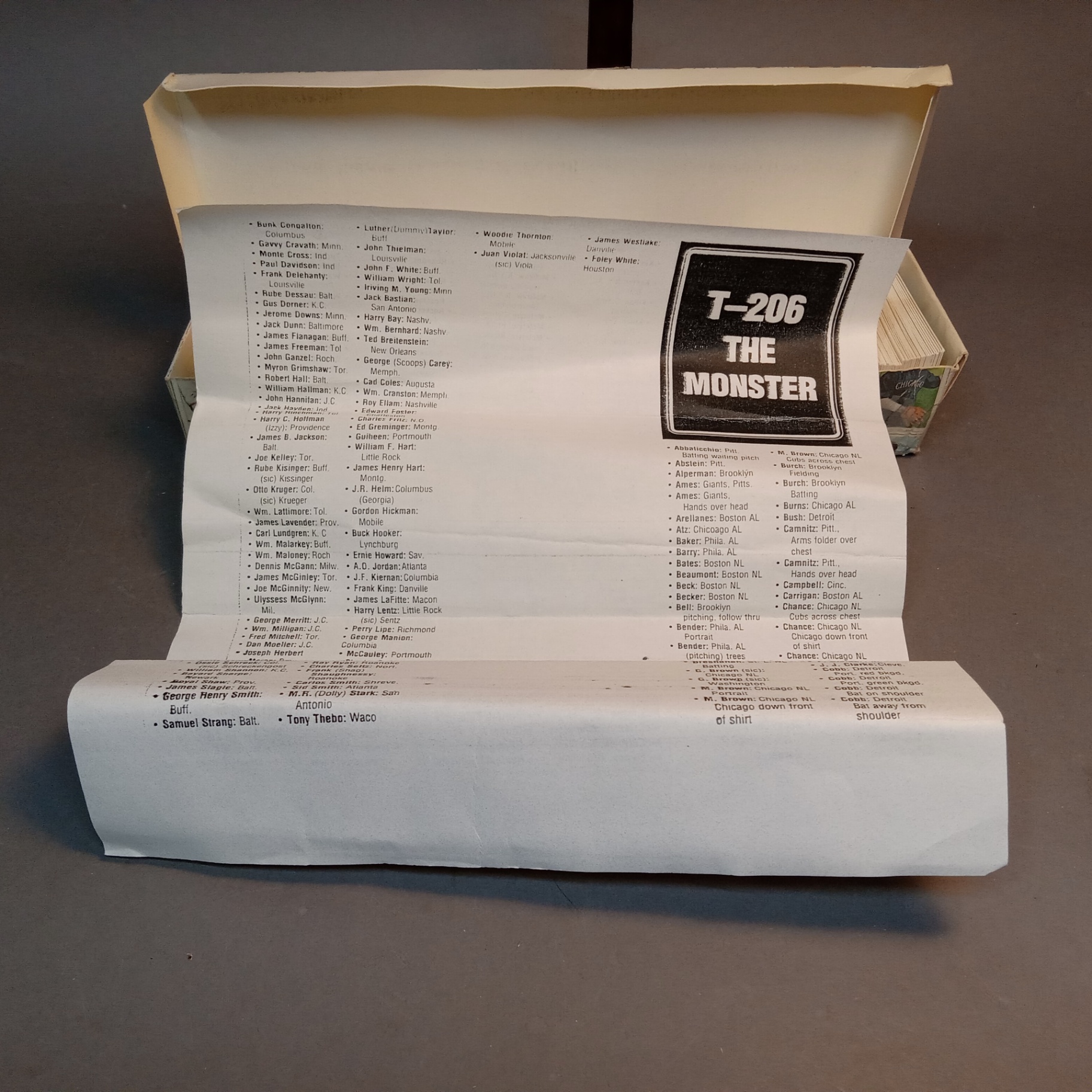 T-206 The Monster Base Ball Series Cards - image 10 of 12