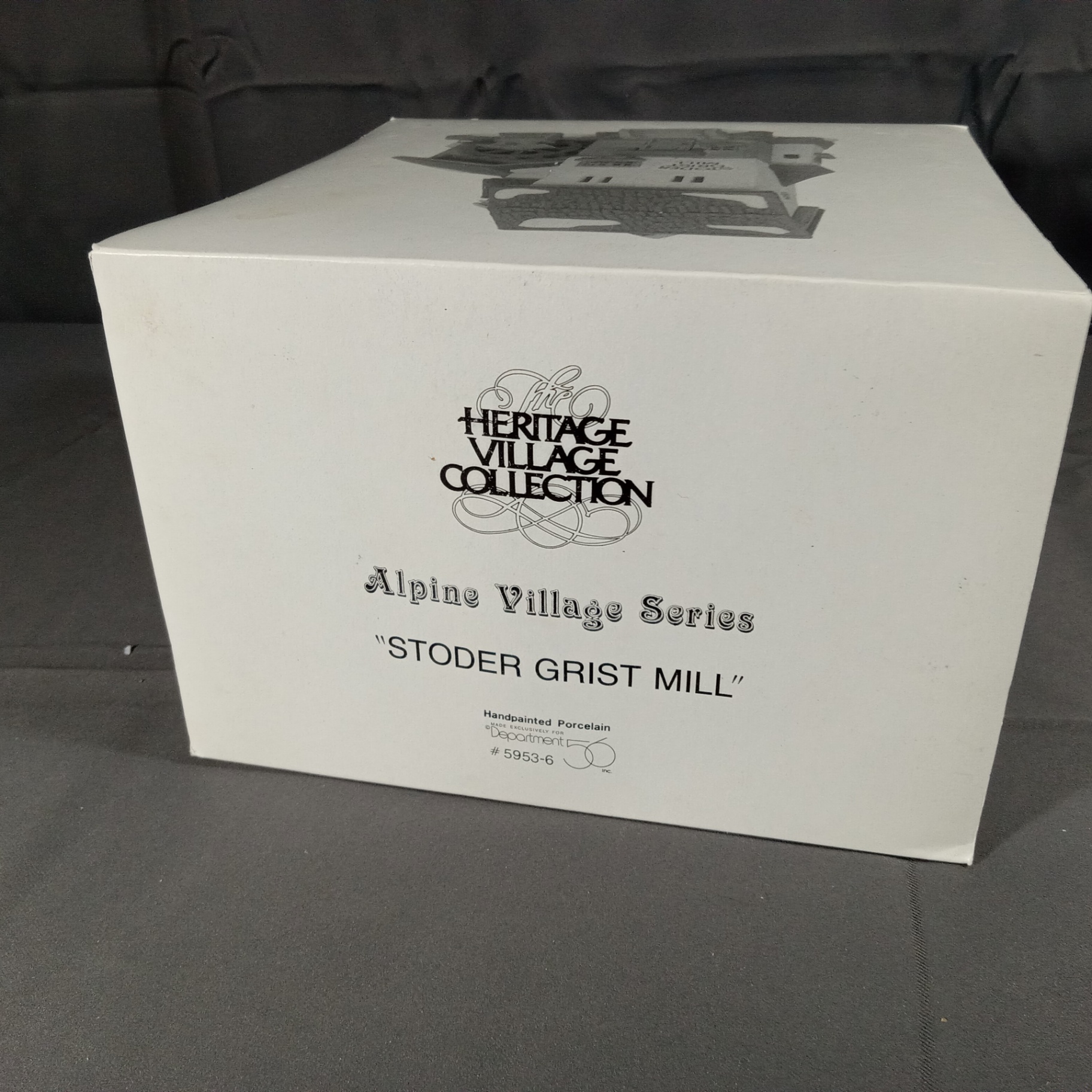  Dept. 56 Alpine Village Series - Dashing Through the Snow + Stoder Grist Mill - image 5 of 7