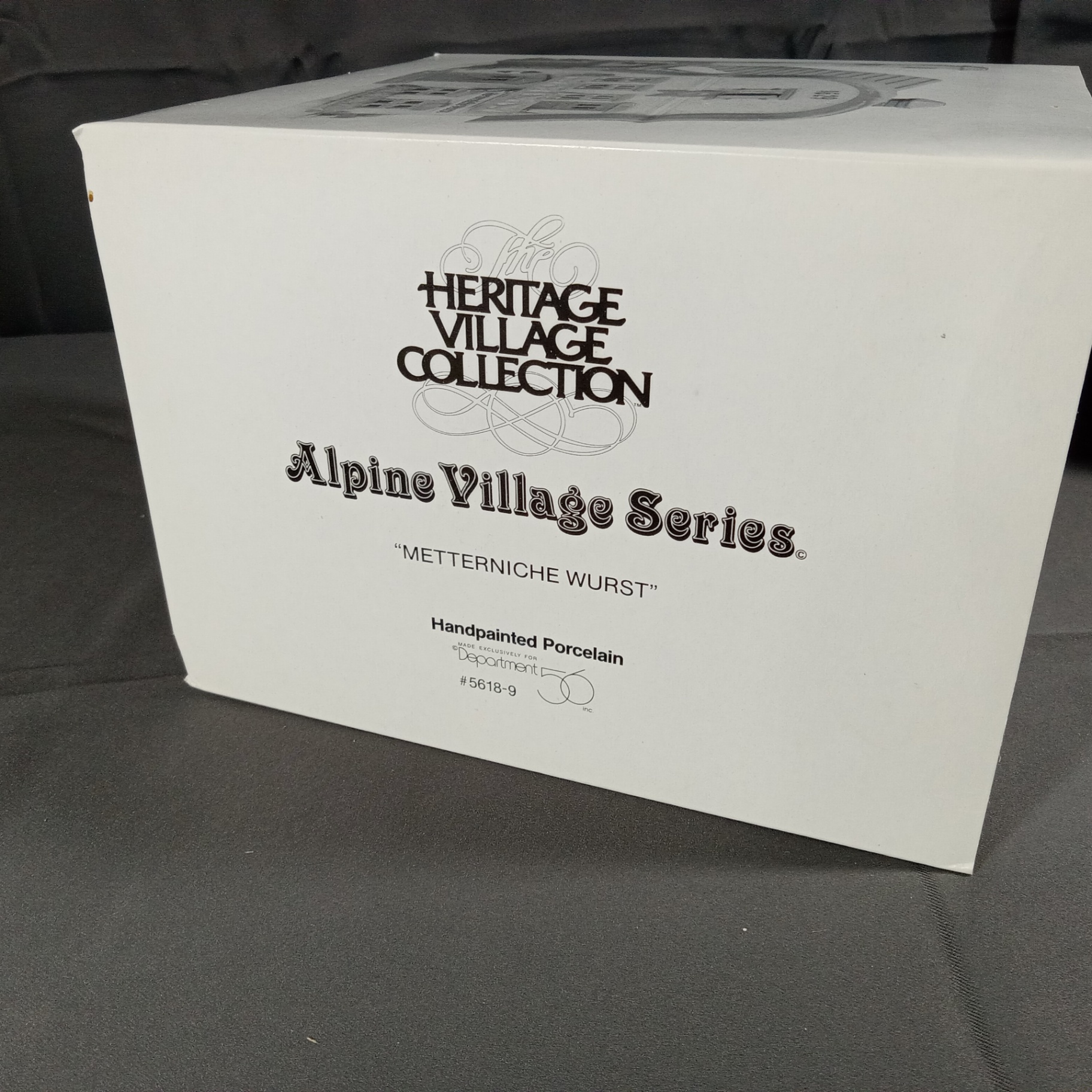  Dept. 56 Alpine Village Series - Kukuck Uhren + Metterniche Wurst - image 7 of 9