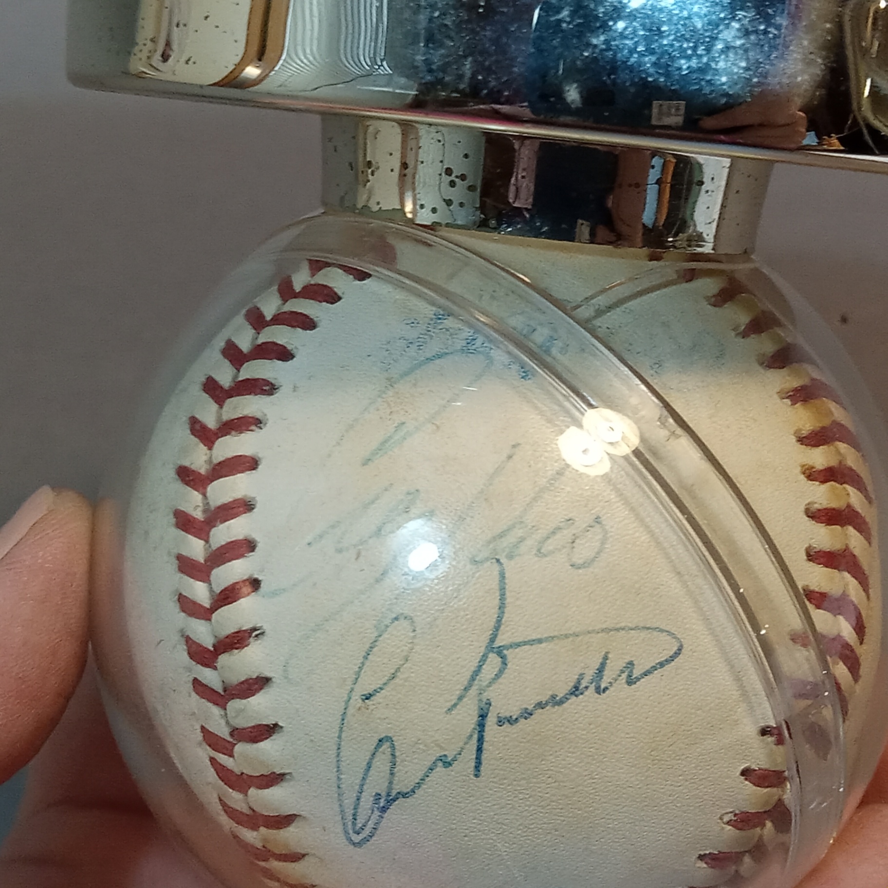 1990/1991 Signed Boston Red Sox Baseball - image 8 of 9