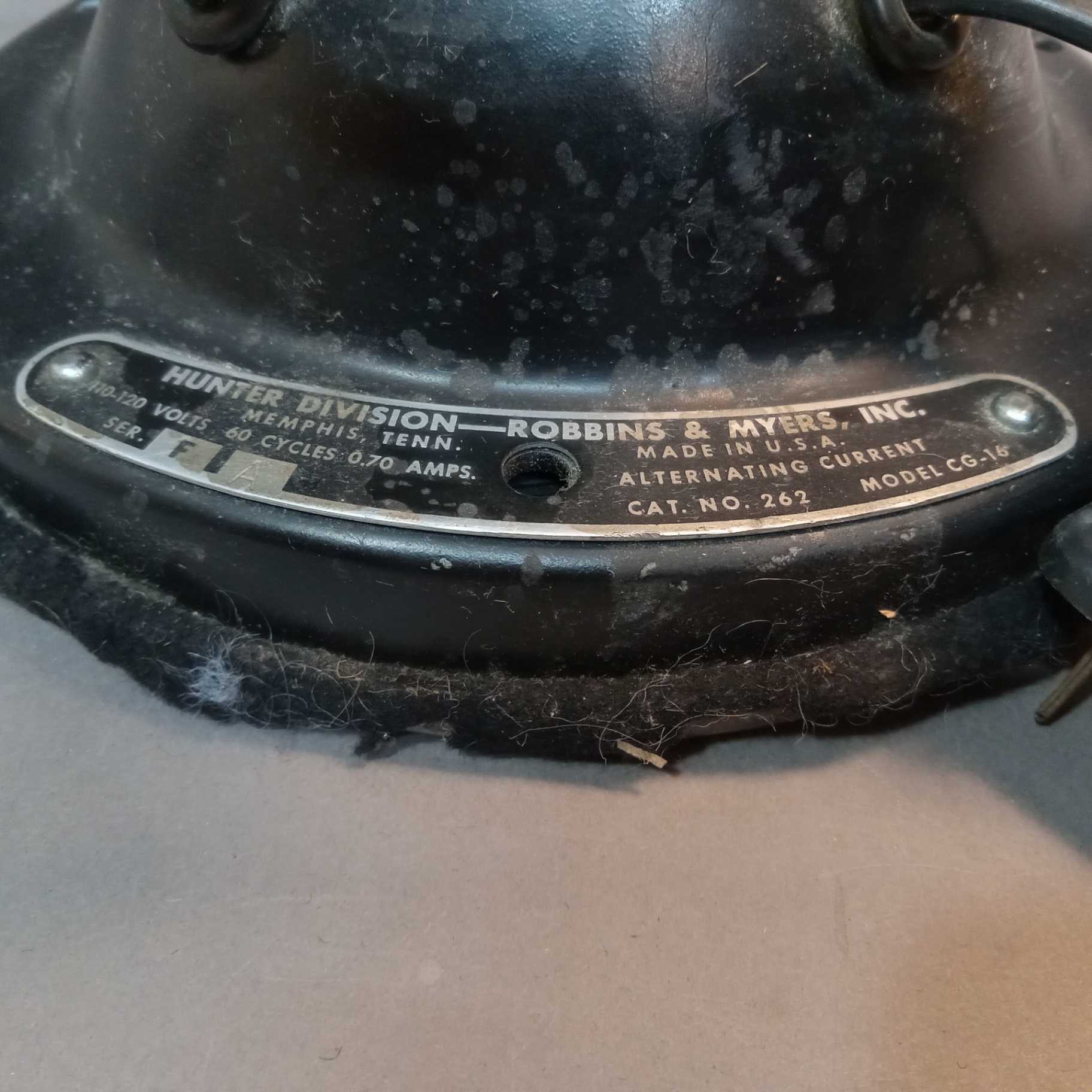 Vintage Robbins & Myers 3-Speed Pedestal Fan - image 6 of 12