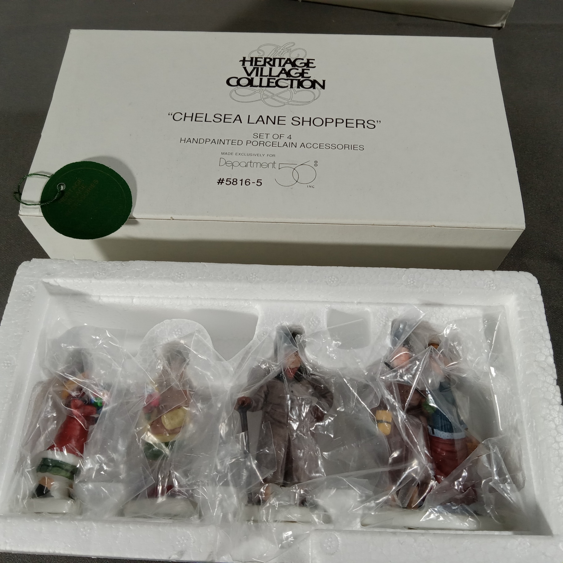  Dept. 56 Alpine Village Series - Chelsea Lane Shoppers, Milch-Kase + Apotek - image 2 of 12