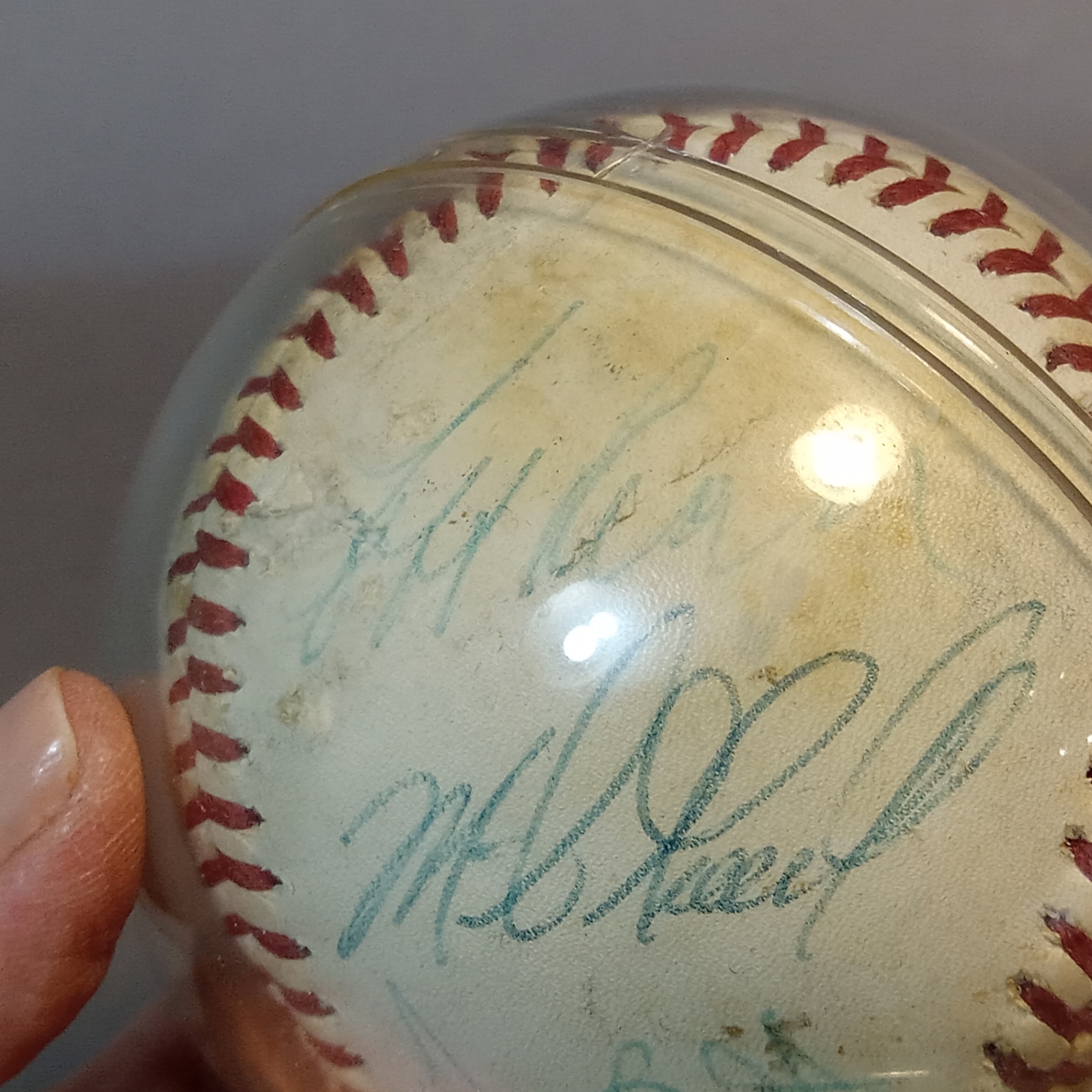 1990/1991 Signed Boston Red Sox Baseball - image 6 of 9