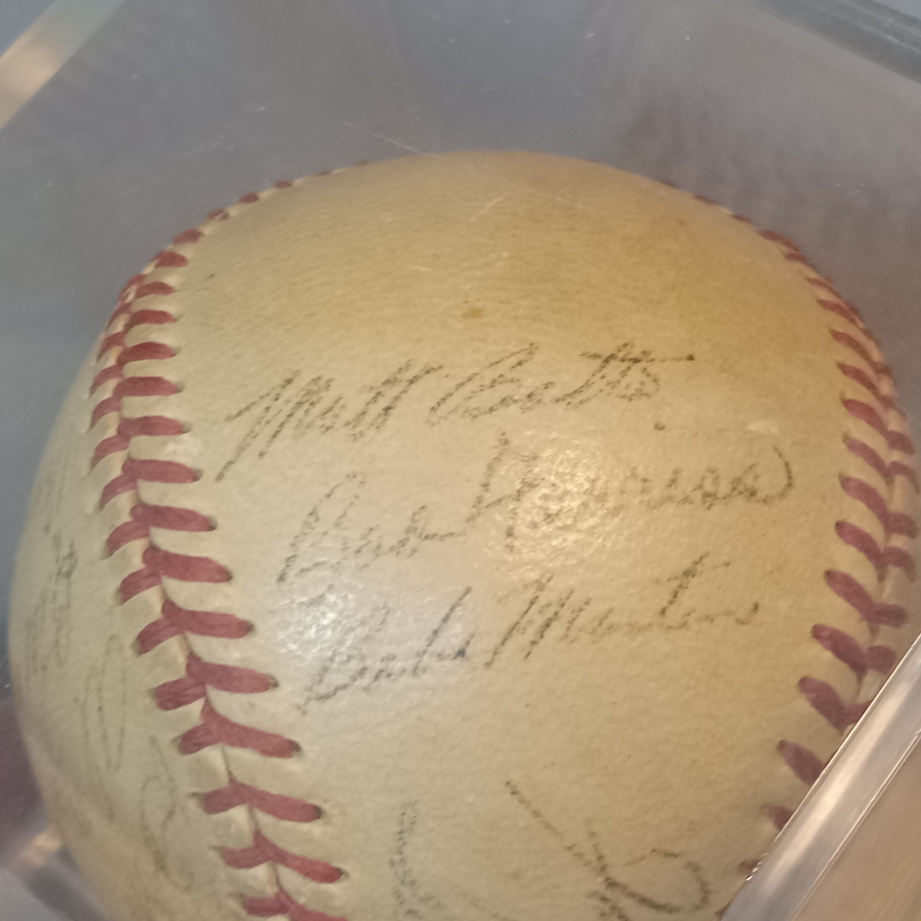 1949 Signed Boston Red Sox Baseball - Williams, Pesky & More - image 9 of 9