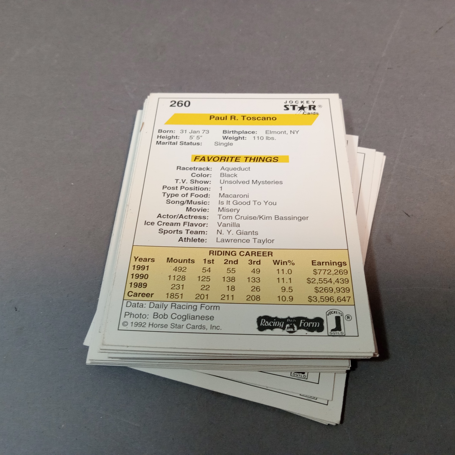 Jockey Stars Cards - image 8 of 13