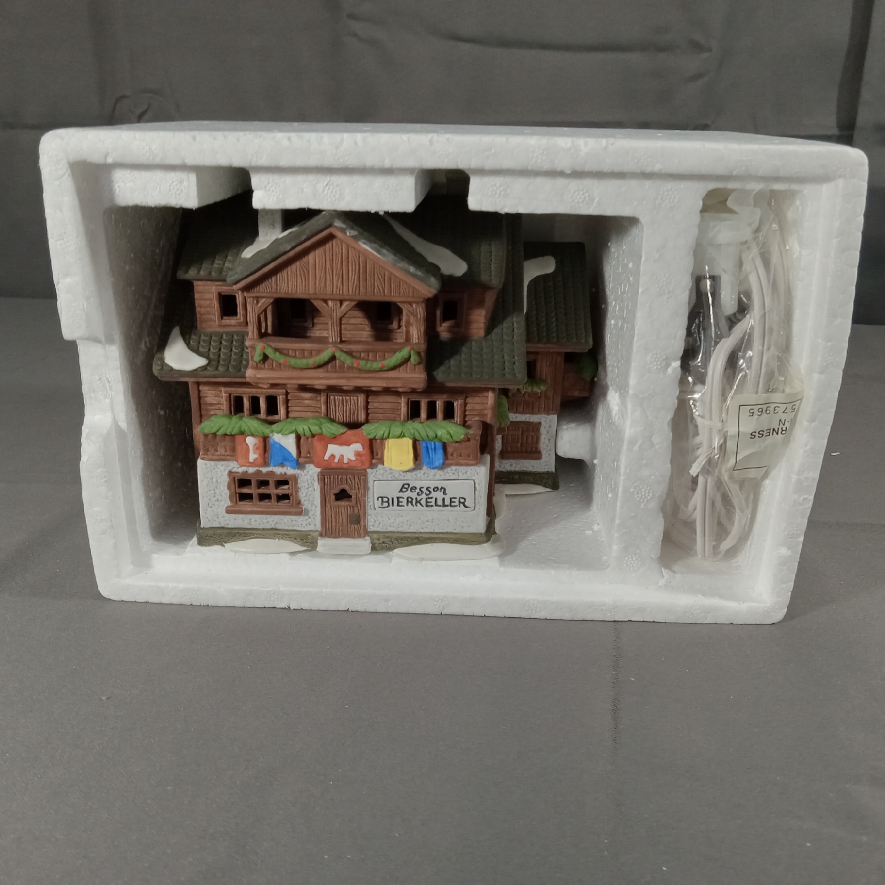  Dept. 56 Alpine Village Series - Polka Fest + Besson Bierkeller - image 5 of 7