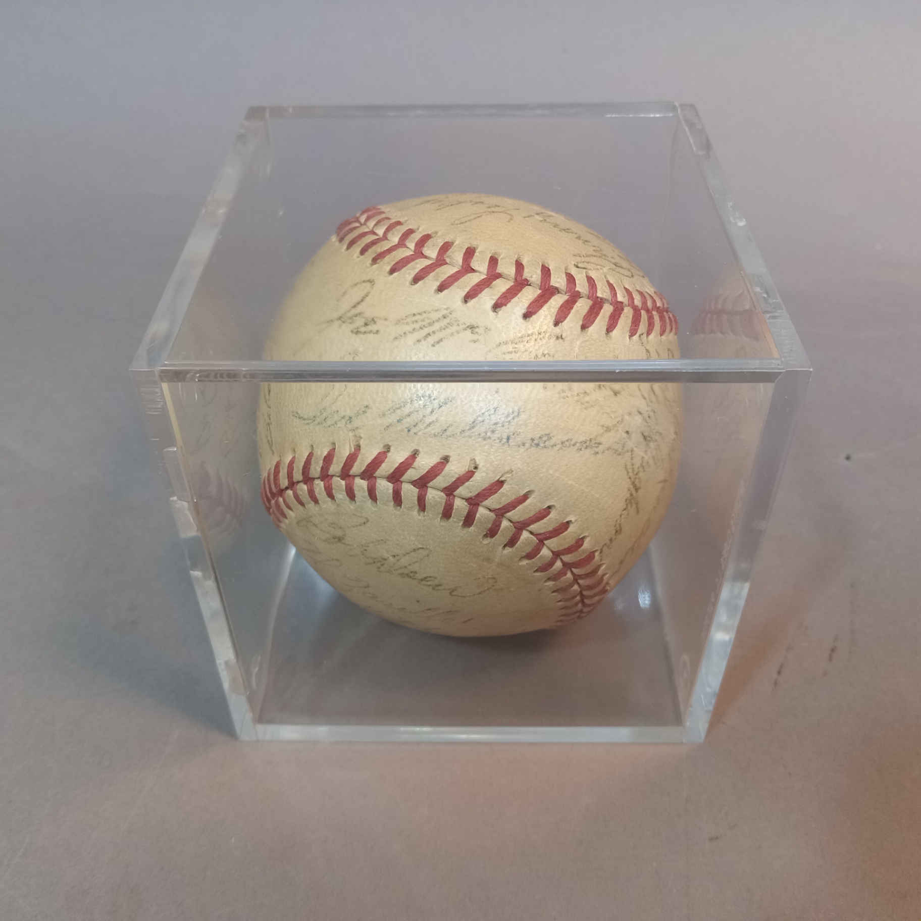 1949 Signed Boston Red Sox Baseball - Williams, Pesky & More - image 1 of 9
