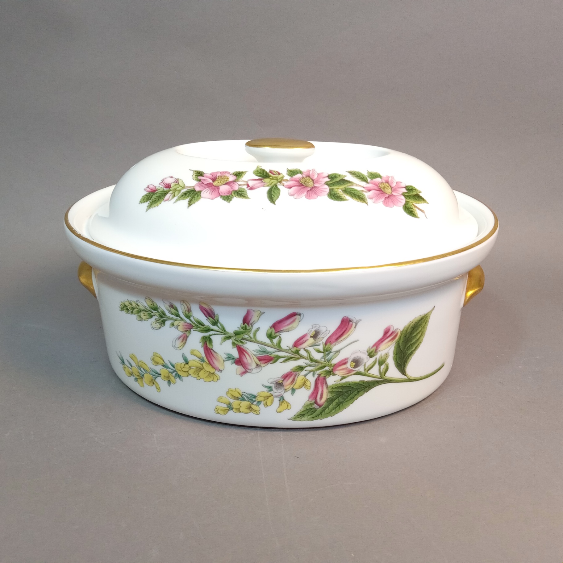  Spode Saffron Flowers Covered Dishes & More - Pink Flowers - image 13 of 18