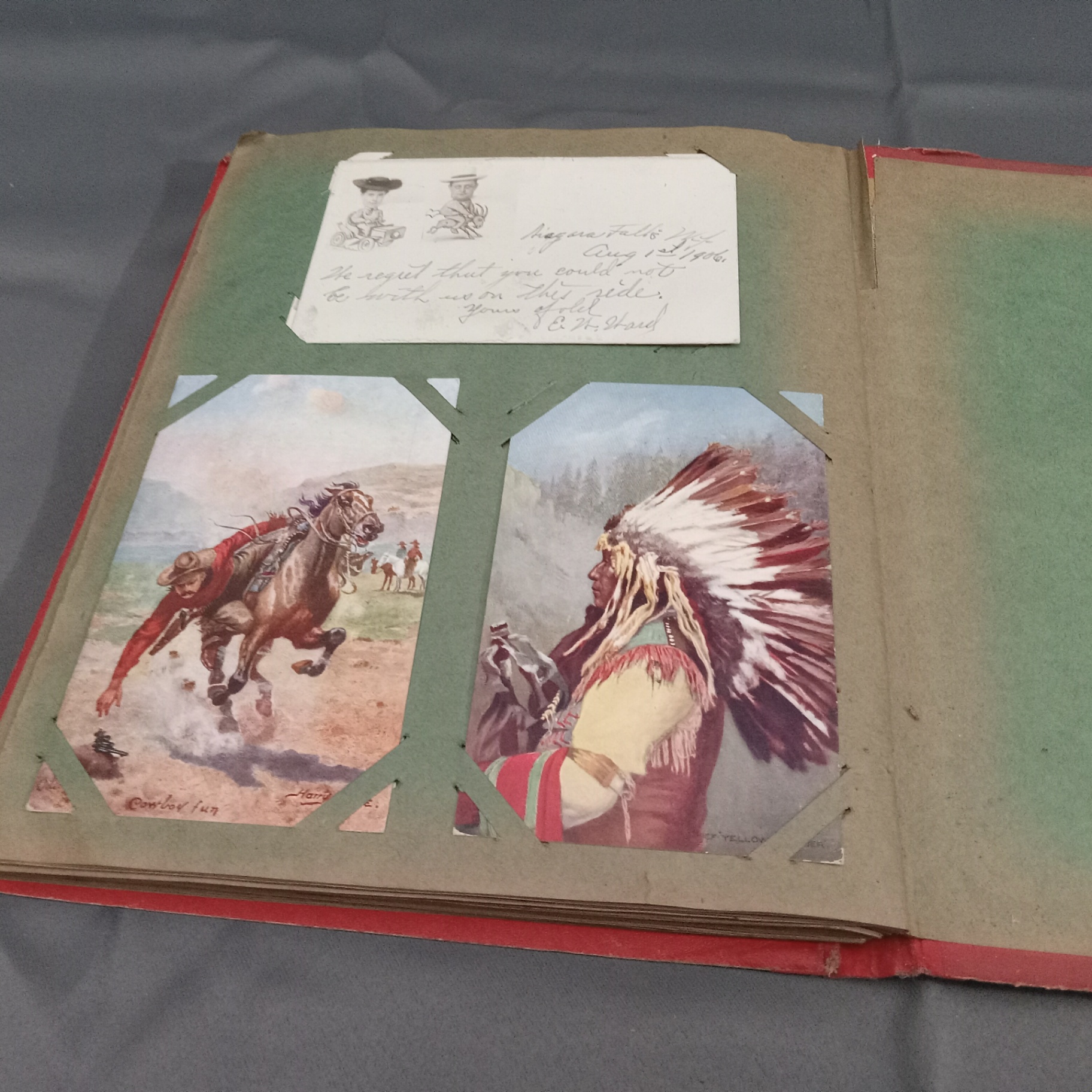 Antique Scrapbooks - Postcards - image 22 of 23