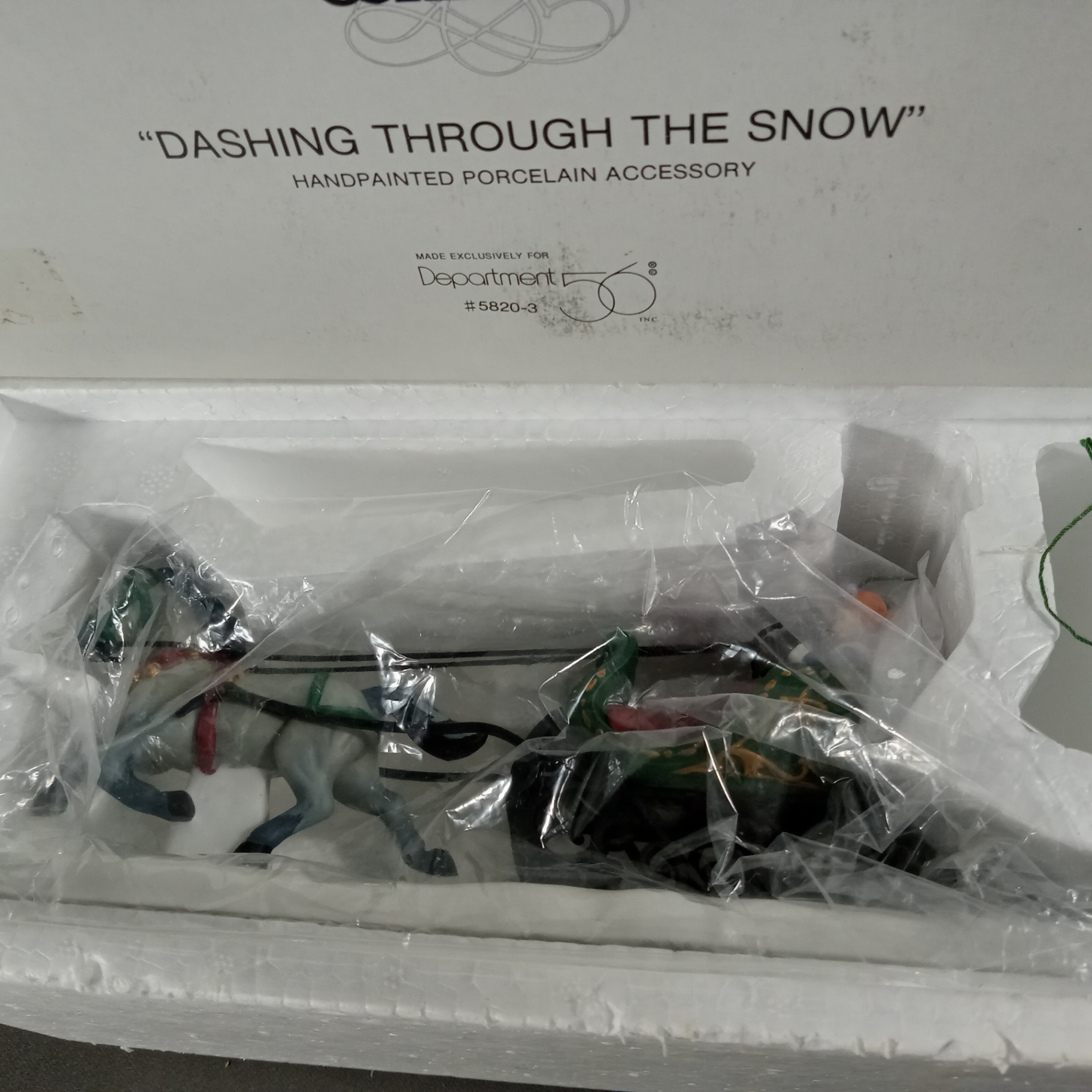  Dept. 56 Alpine Village Series - Dashing Through the Snow + Stoder Grist Mill - image 3 of 7