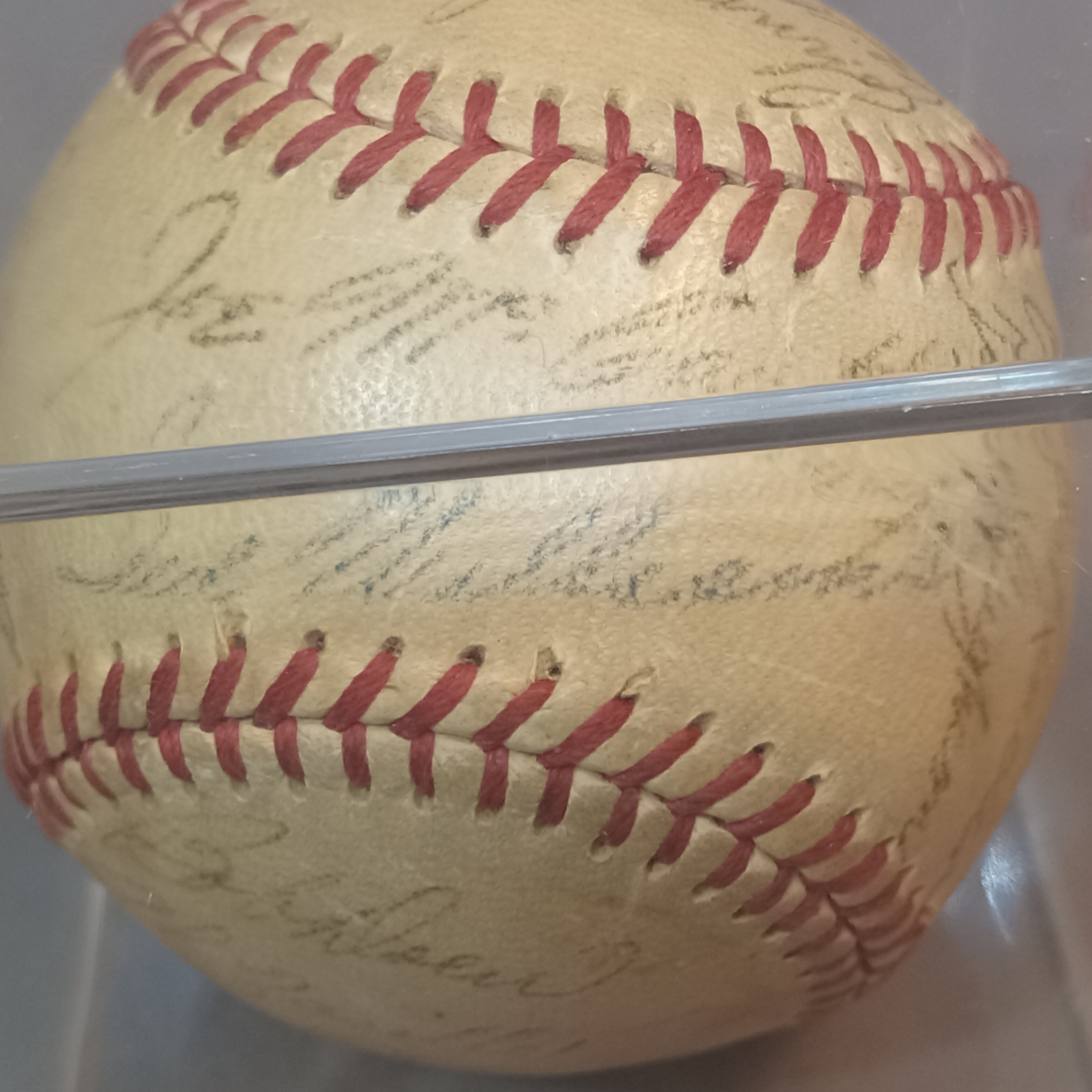 1949 Signed Boston Red Sox Baseball - Williams, Pesky & More - image 2 of 9