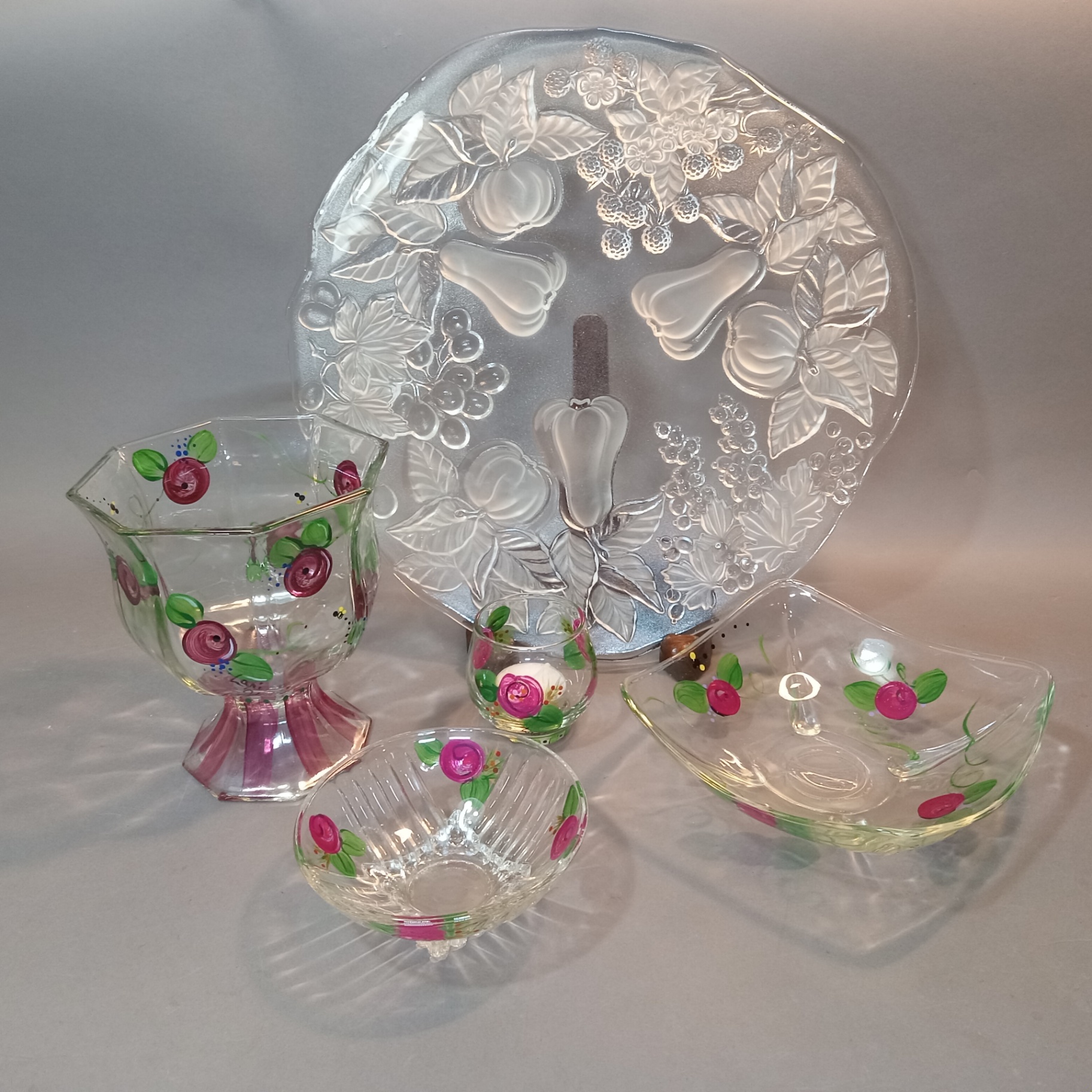 Hand Painted Glass Decor & More - image 1 of 12