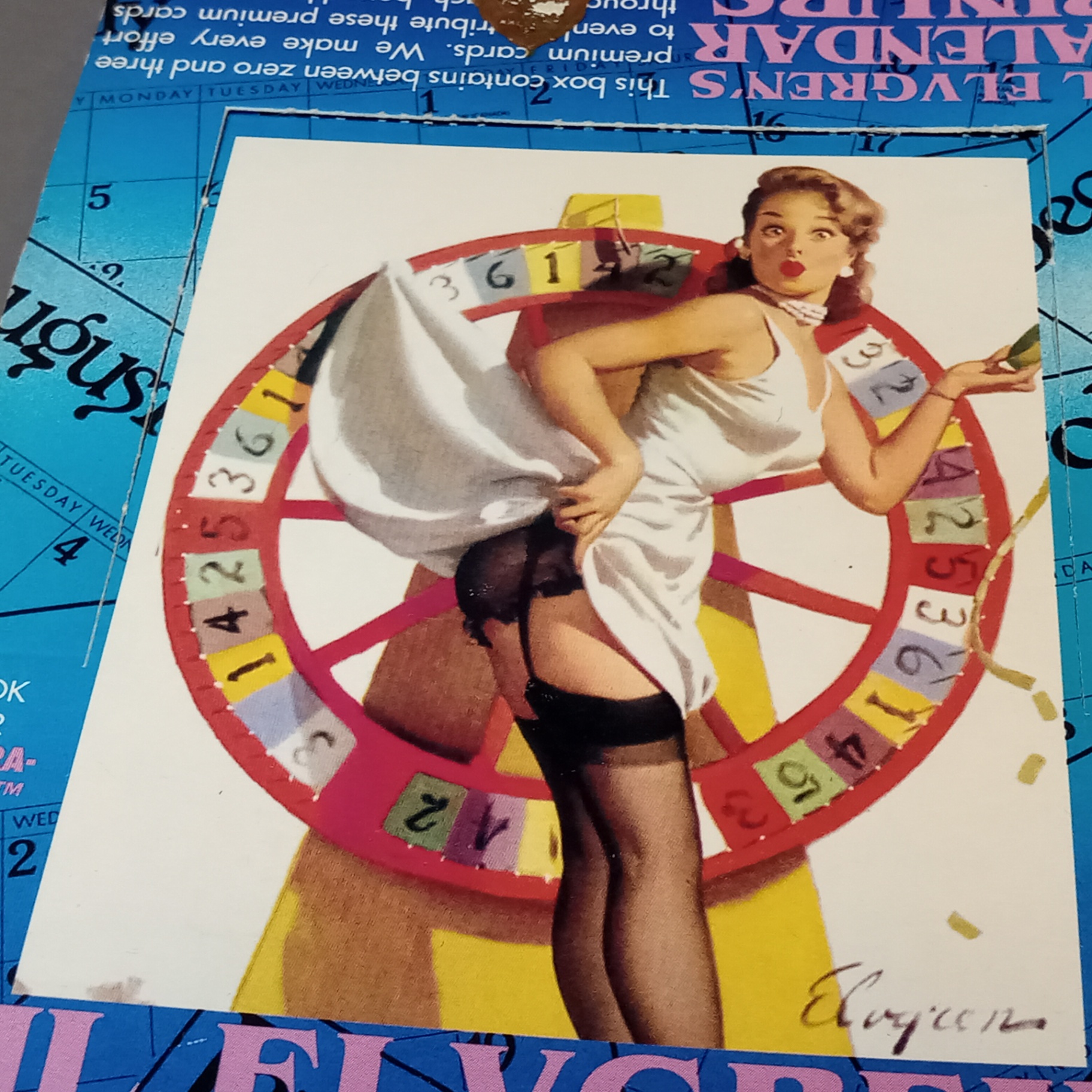 Gil Elvgren's Calendar Pinups Trading Cards - image 3 of 12