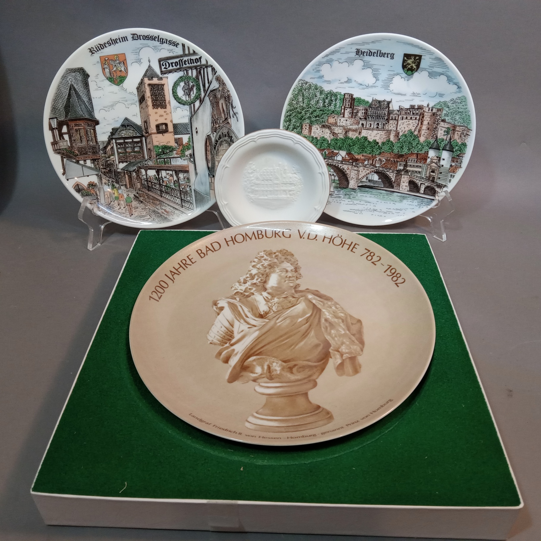 German Porcelain Collector Plates - image 1 of 17