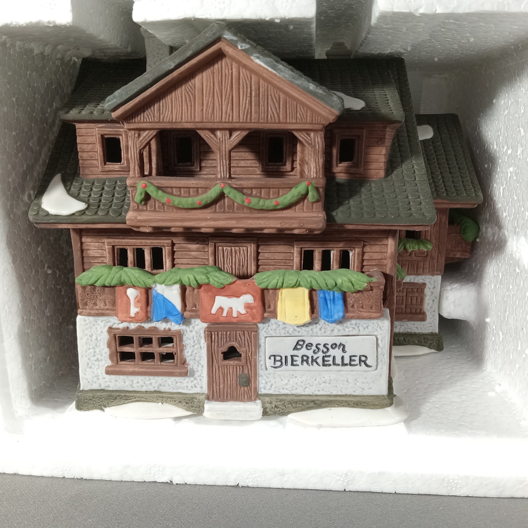  Dept. 56 Alpine Village Series - Polka Fest + Besson Bierkeller - image 6 of 7