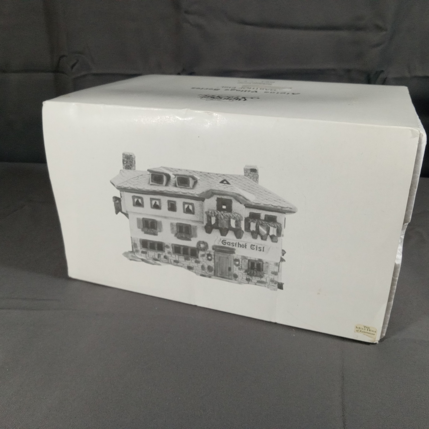  Dept. 56 Alpine Village Series - Toy Peddler, Christmas Carol Morning, + Gasthof Eisl - image 4 of 7