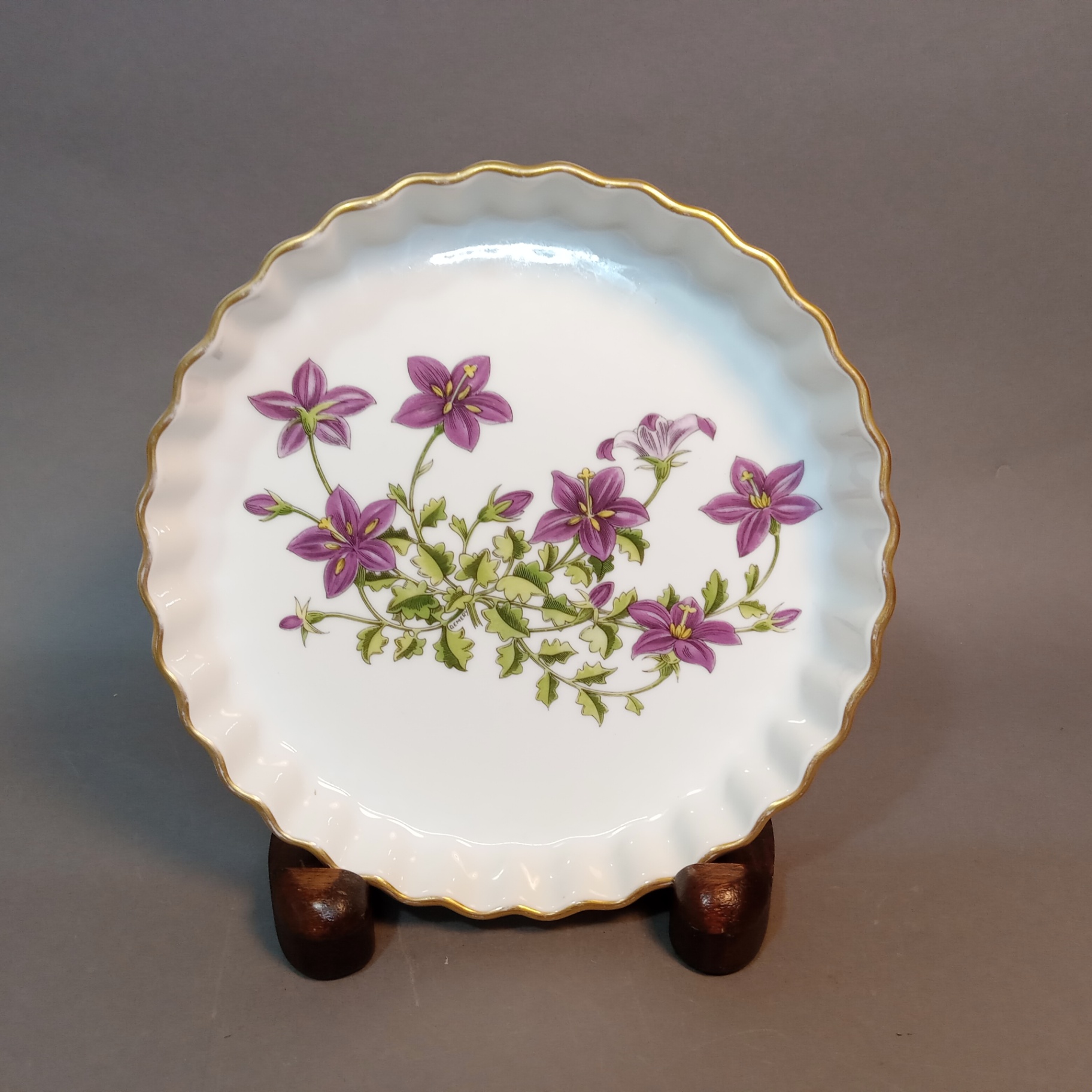 Spode Saffron Flowers Baking Dishes - Purple Lilies - image 2 of 10