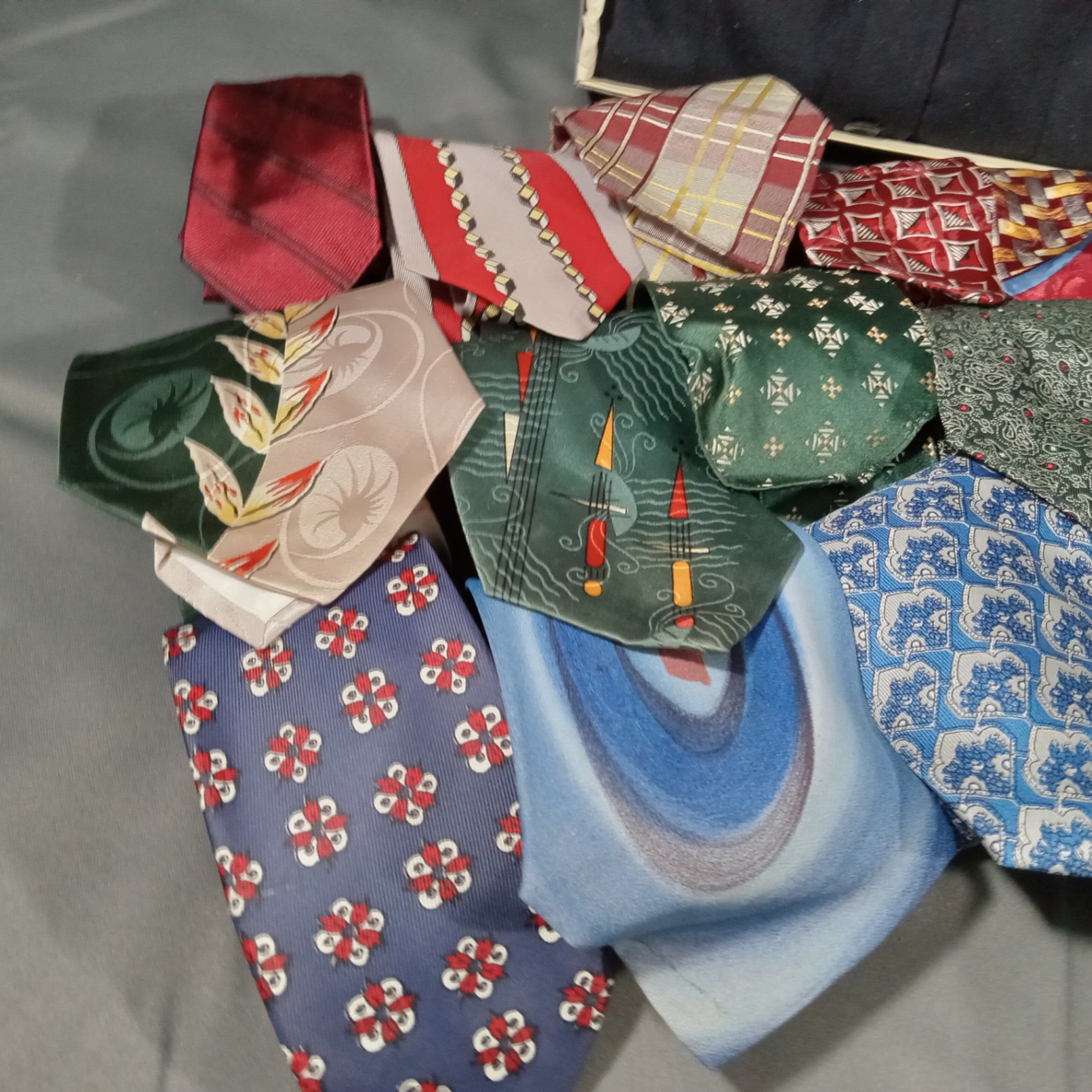 Vintage Wool Navy Shirts & Silk Ties - image 2 of 17